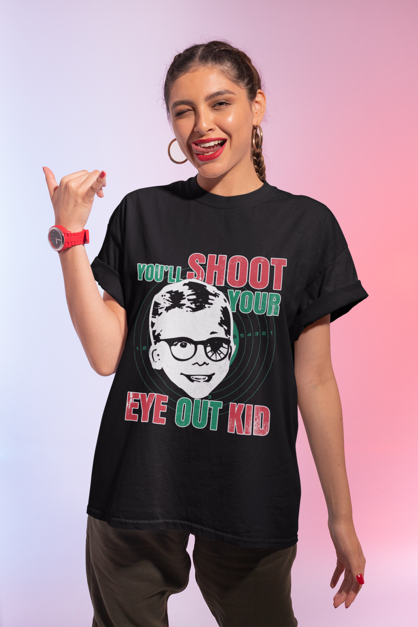 A Christmas Story T Shirt, Ralphie T Shirt, Youll Shoot Your Eye Out Kid Tshirt, Christmas Gifts