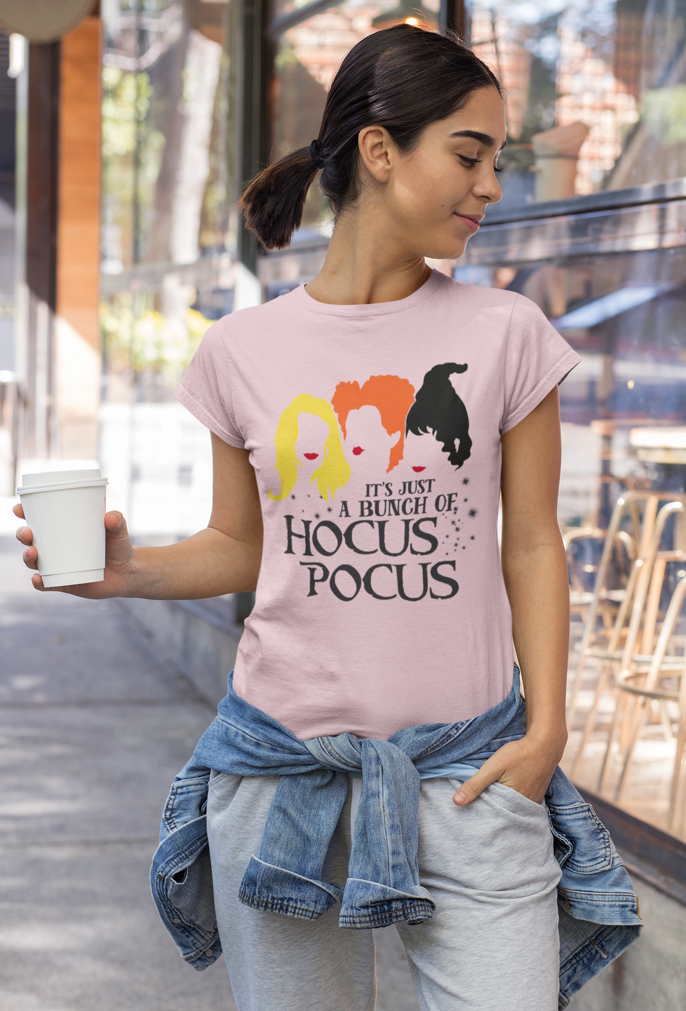 Hocus Pocus Tshirt, Its Just A Bunch Of Hocus Pocus Shirt, Sanderson Sisters T Shirt, Halloween Gifts