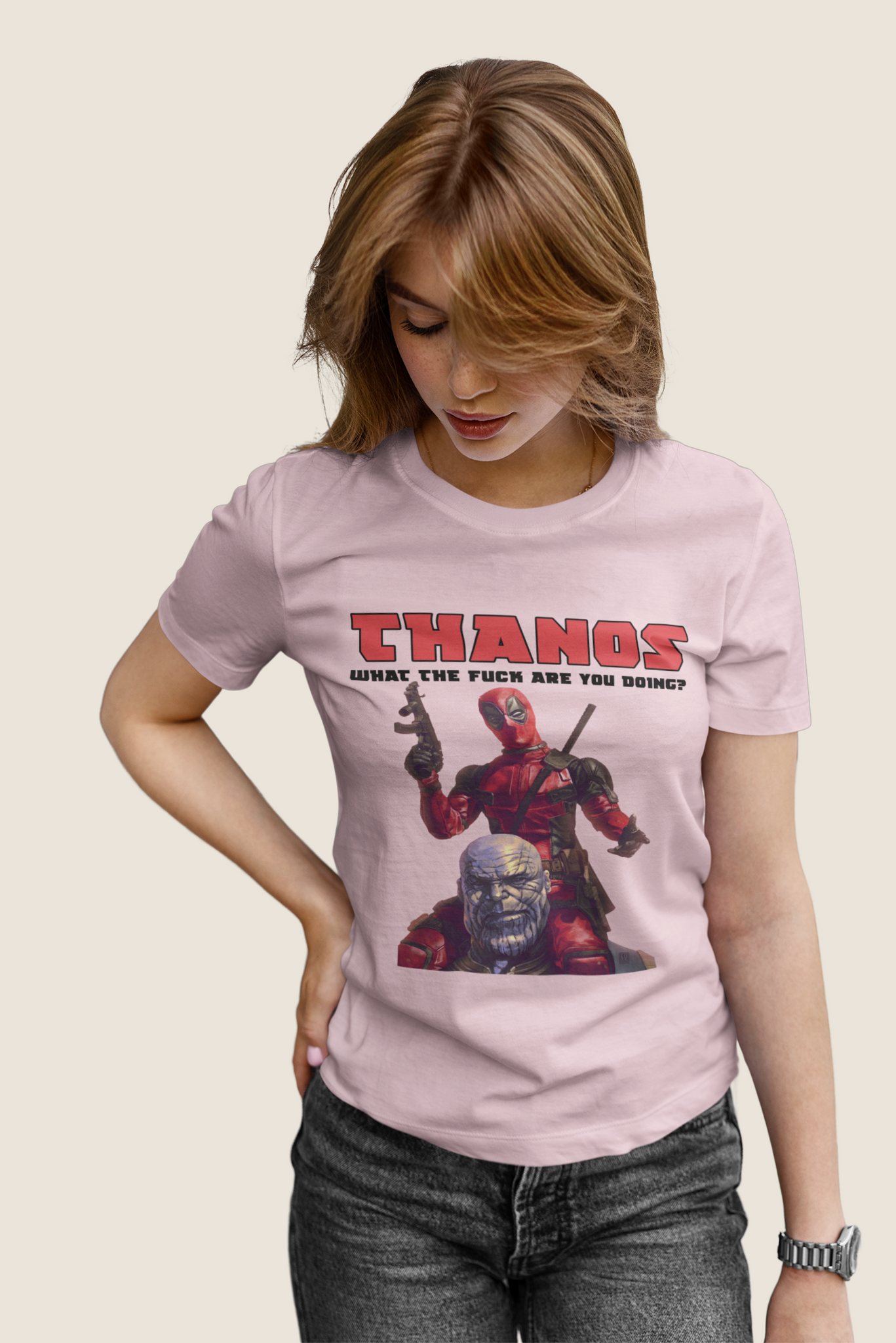 Deadpool T Shirt, Thanos Deadpool T Shirt, What The Fuck Are You Doing Tshirt