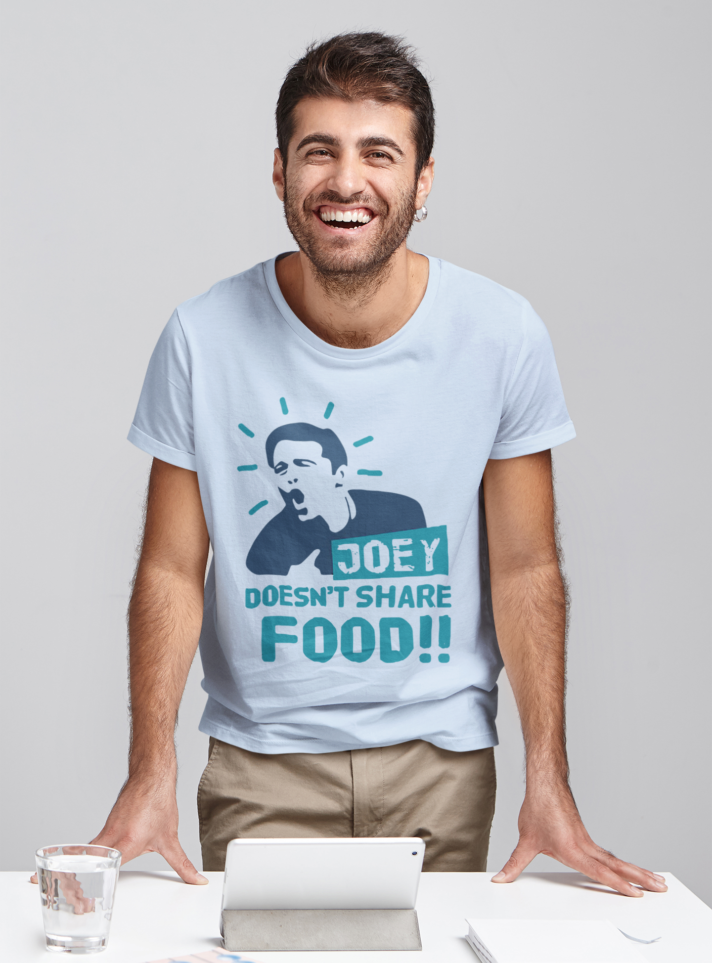 Friends TV Show T Shirt, Friends Shirt, Joey Tshirt, Joey Doesnt Share Food T Shirt
