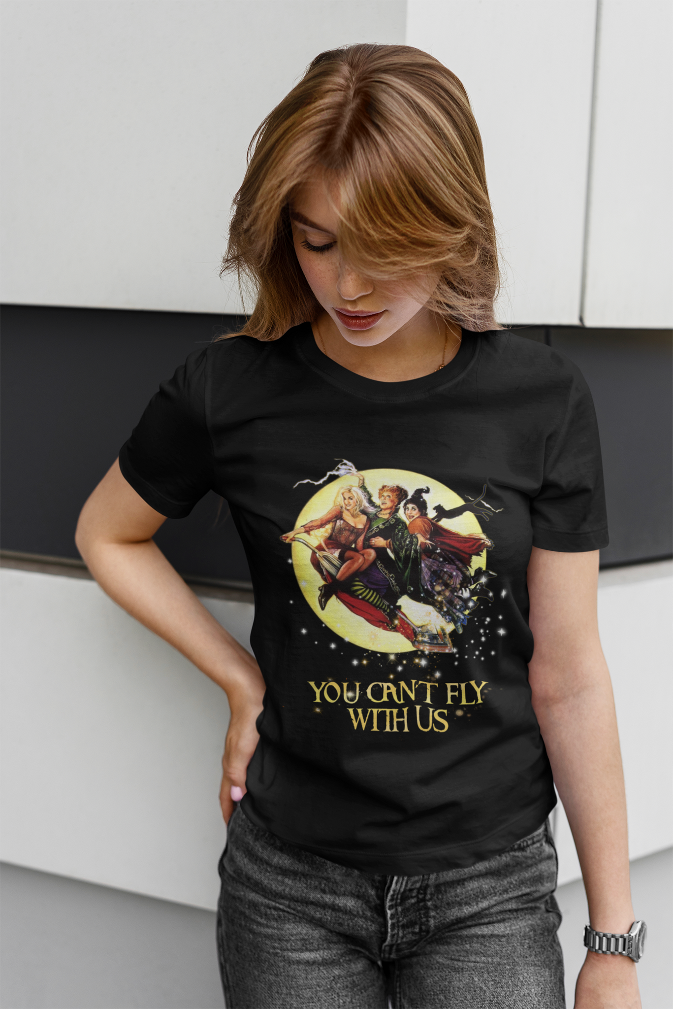 Hocus Pocus T Shirt, Winifred Sarah Mary Tshirt, You Cant Fly With Us Shirt, Halloween Gifts