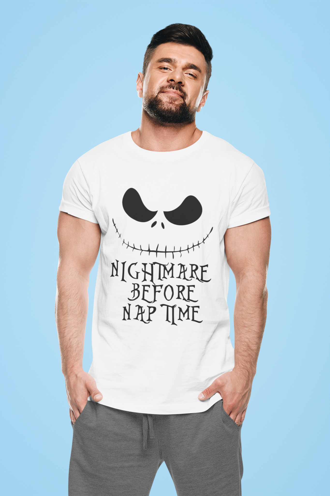 Nightmare Before Christmas T Shirt, Jack Skellington T Shirt, Nightmare Before Nap Time Tshirt, Halloween Gifts