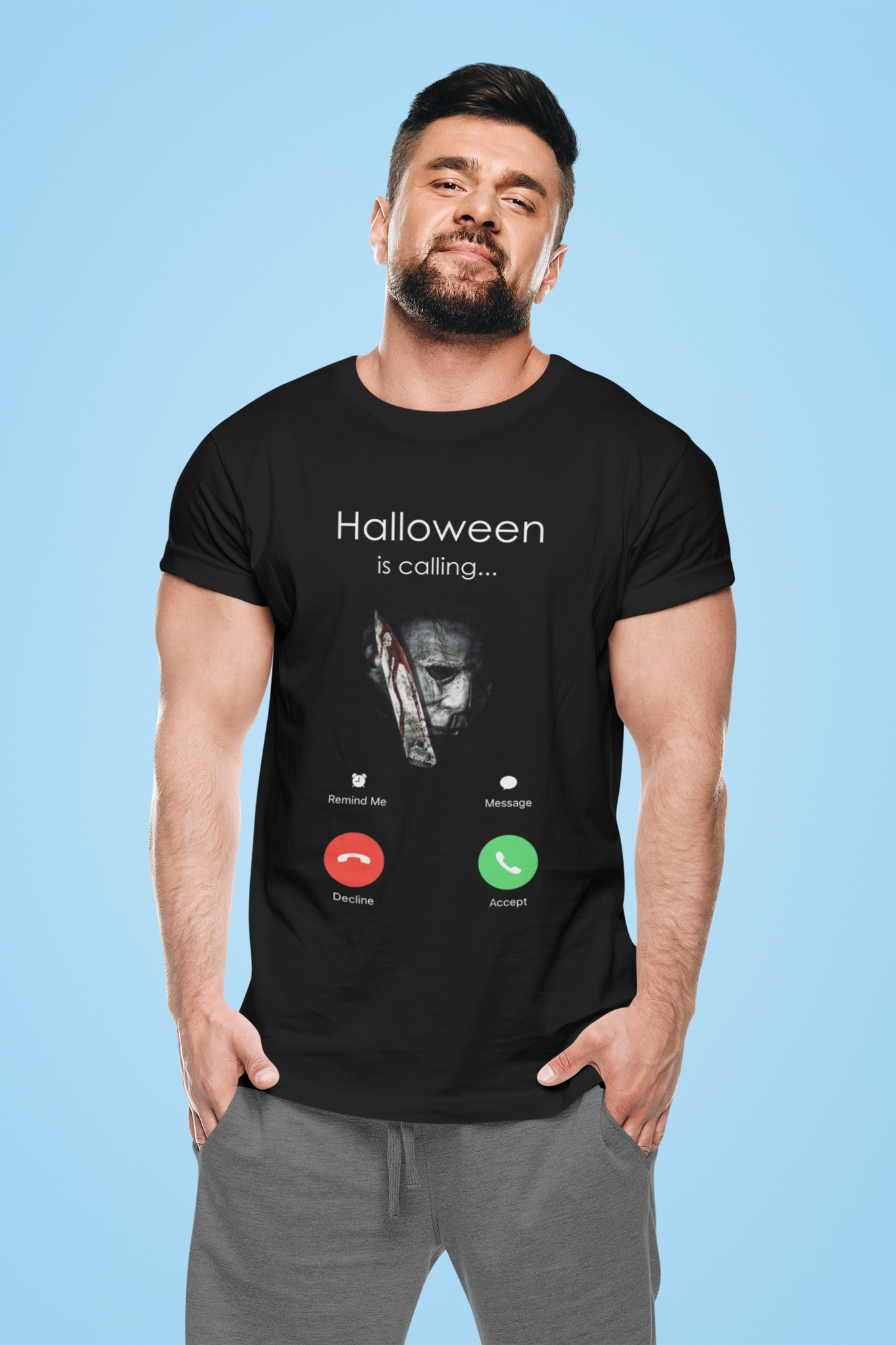 Halloween T Shirt, Halloween Is Calling Tshirt, Michael Myers T Shirt, Halloween Gifts