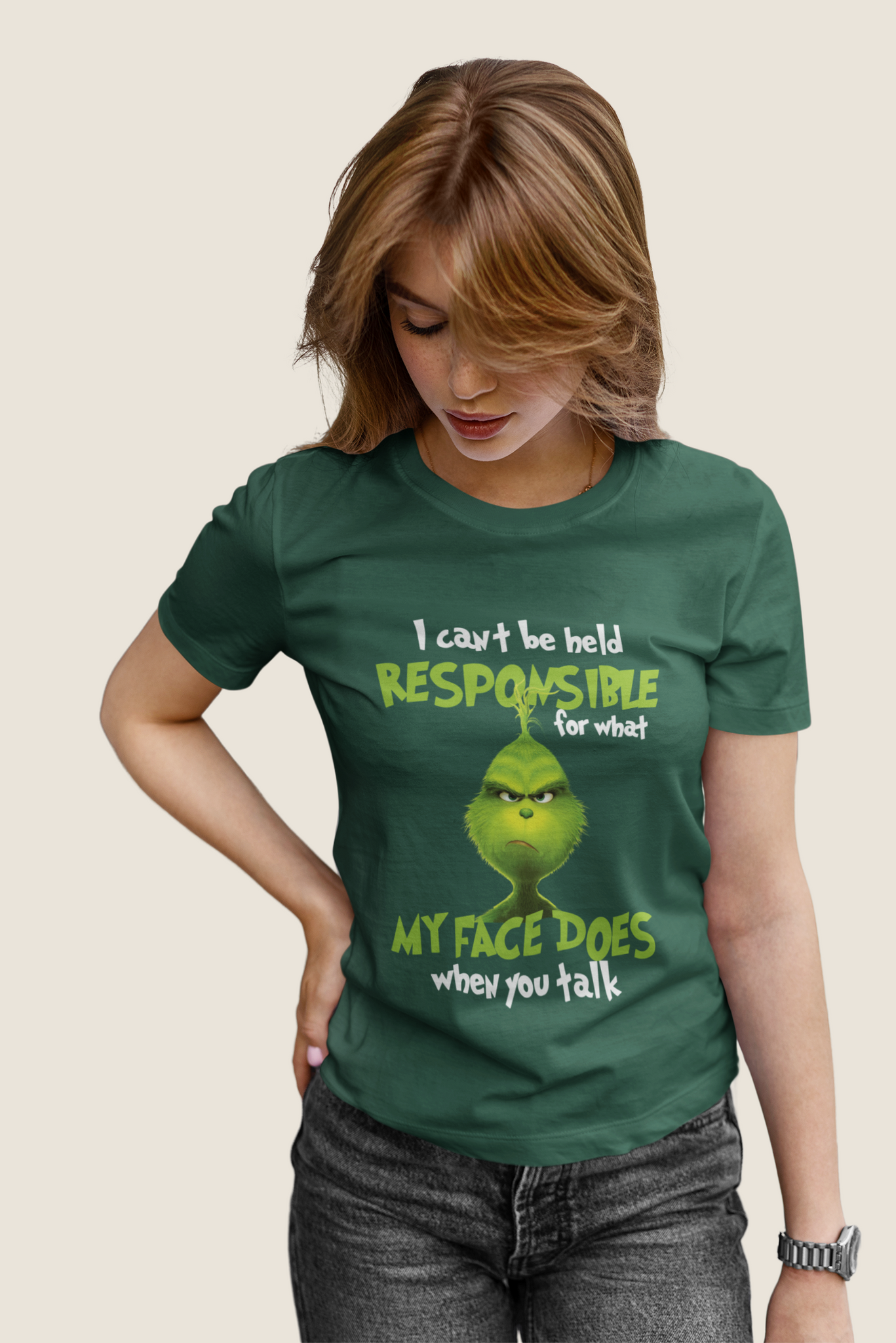 Grinch T Shirt, I Cant Be Held Responsible For What My Face Does Tshirt, Christmas Gifts