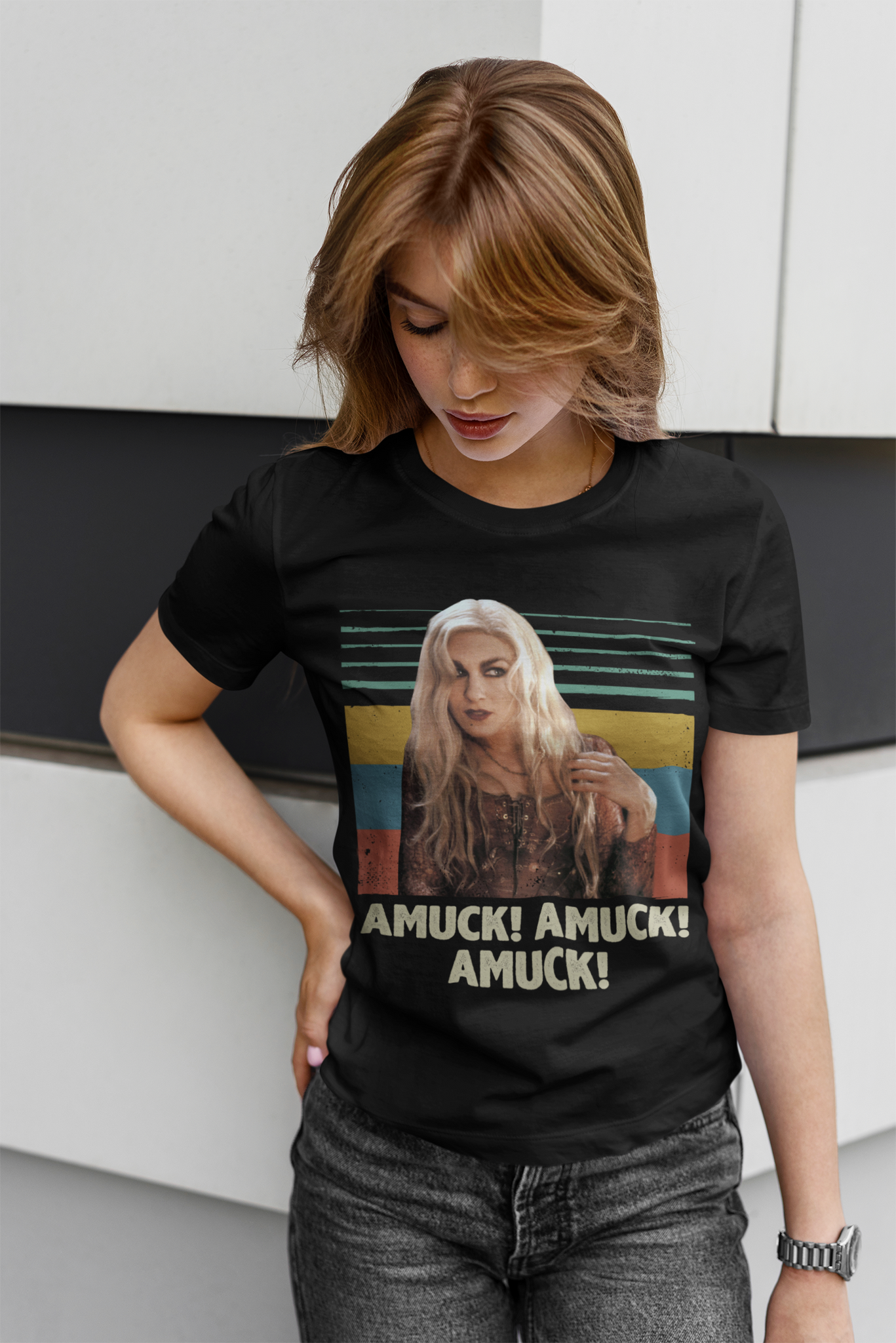Hocus Pocus Vintage T Shirt, Sarah Tshirt, Amuck Amuck Amuck Shirt, Halloween Gifts