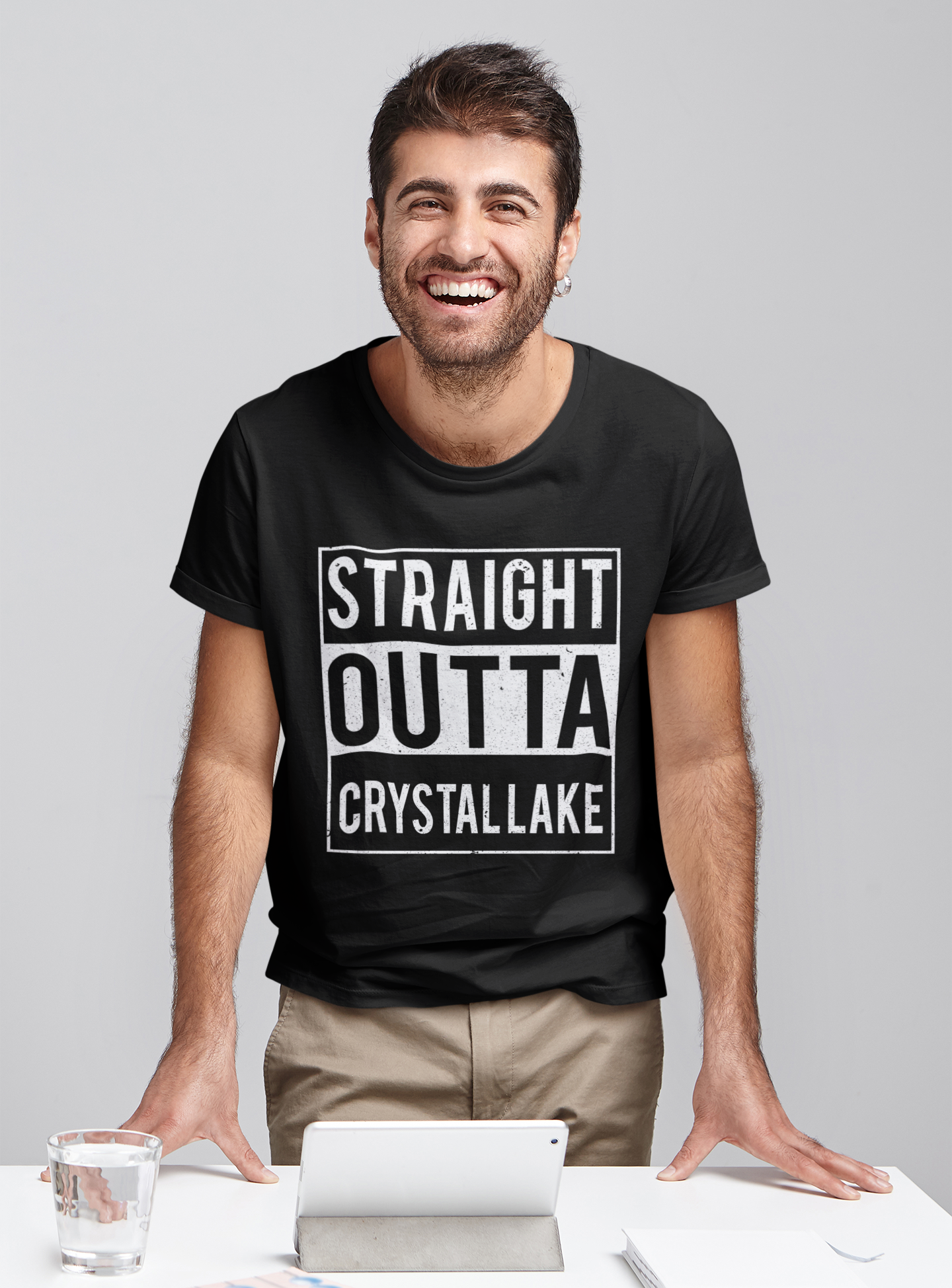 Friday 13th T Shirt, Straight Outta Crystallake Tshirt, Halloween Gifts