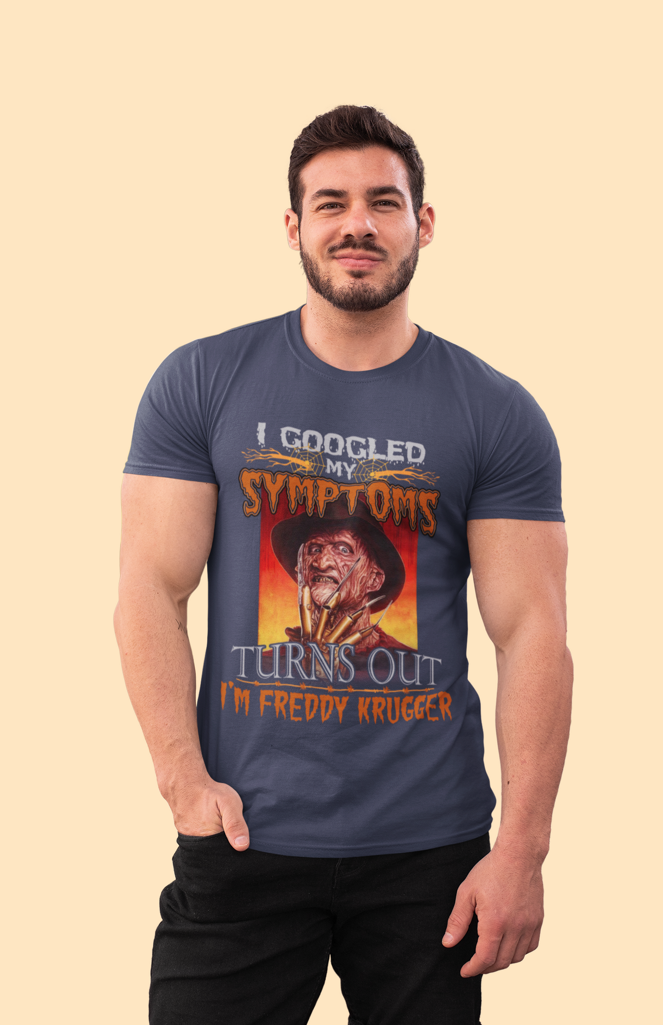 Nightmare On Elm Street T Shirt, I Googled My Symptoms Tshirt, Freddy Krueger T Shirt, Halloween Gifts