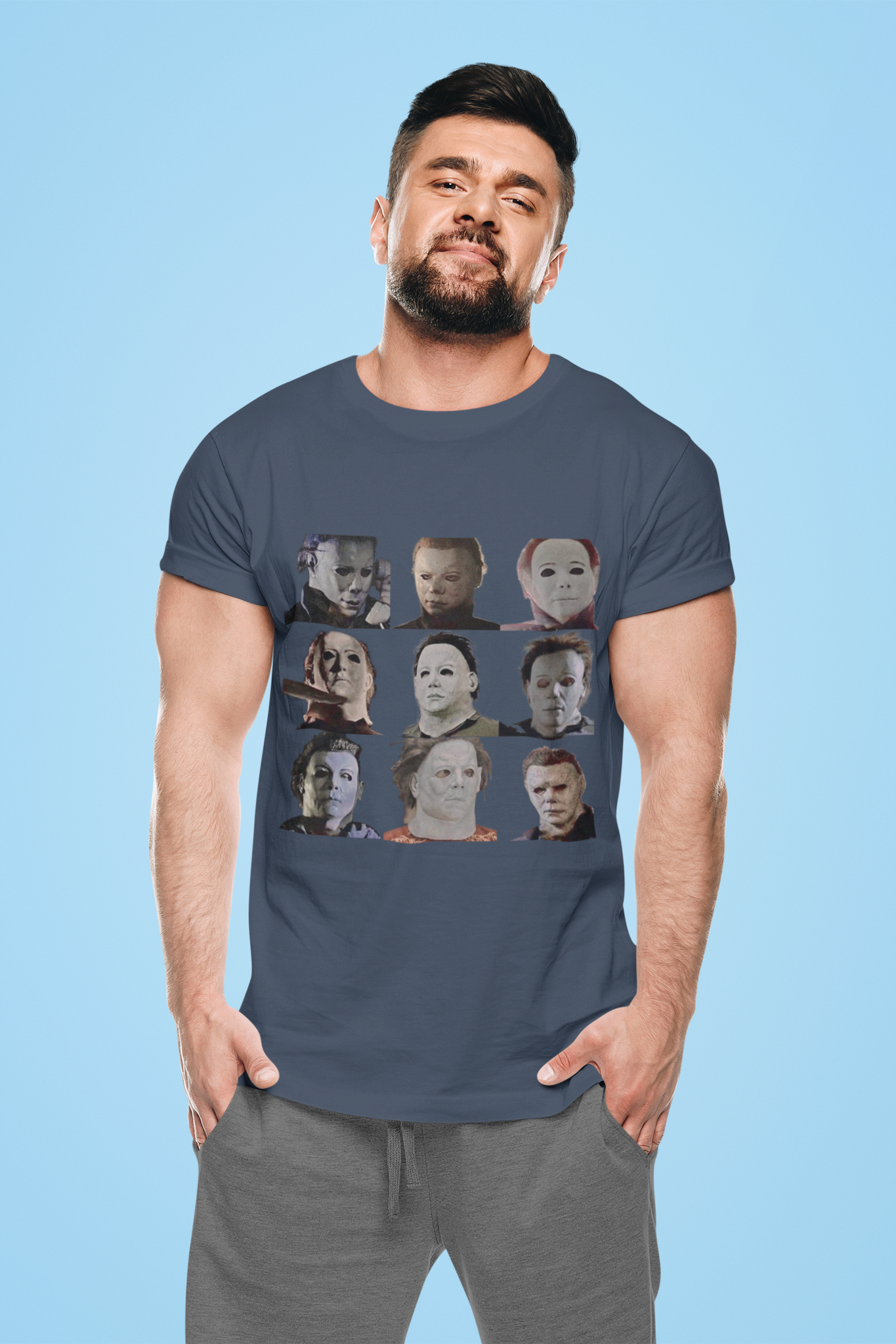 Halloween T Shirt, Michael Myers Evolution T Shirt, Horror Character Shirt, Halloween Gifts