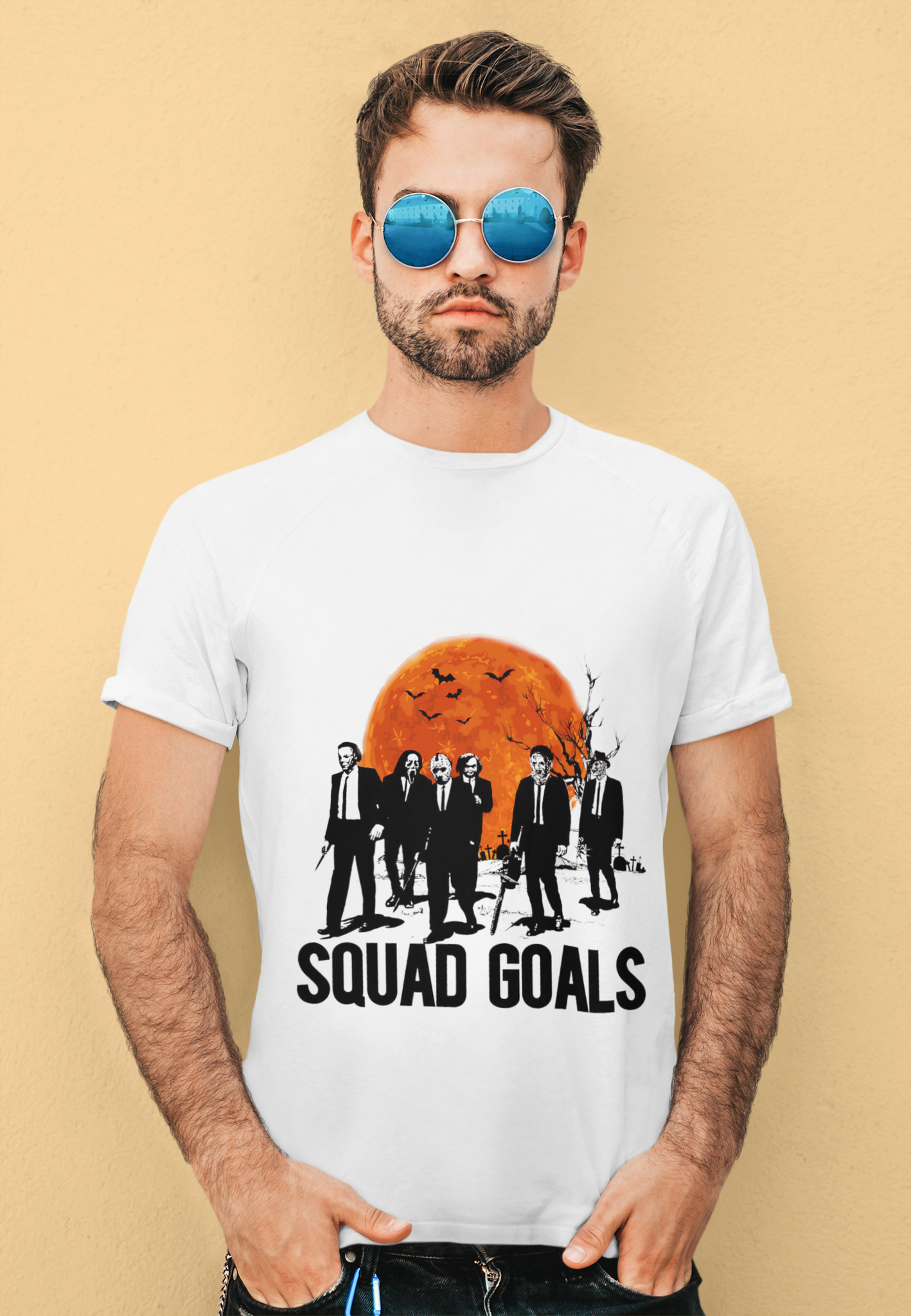 Horror Movie Characters T Shirt, Squad Goals Tshirt, Chucky Michael Myers T Shirt, Halloween Gifts