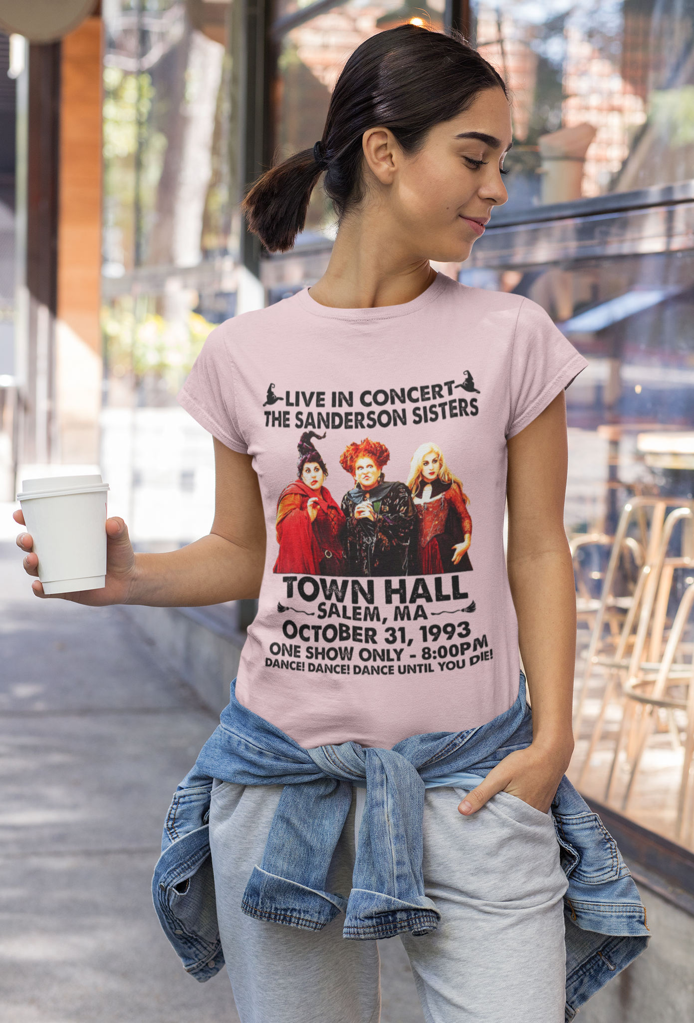 Hocus Pocus T Shirt, Live In Concert The Sanderson Sisters Shirt, Winifred Mary Sarah Tshirt, Halloween Gifts