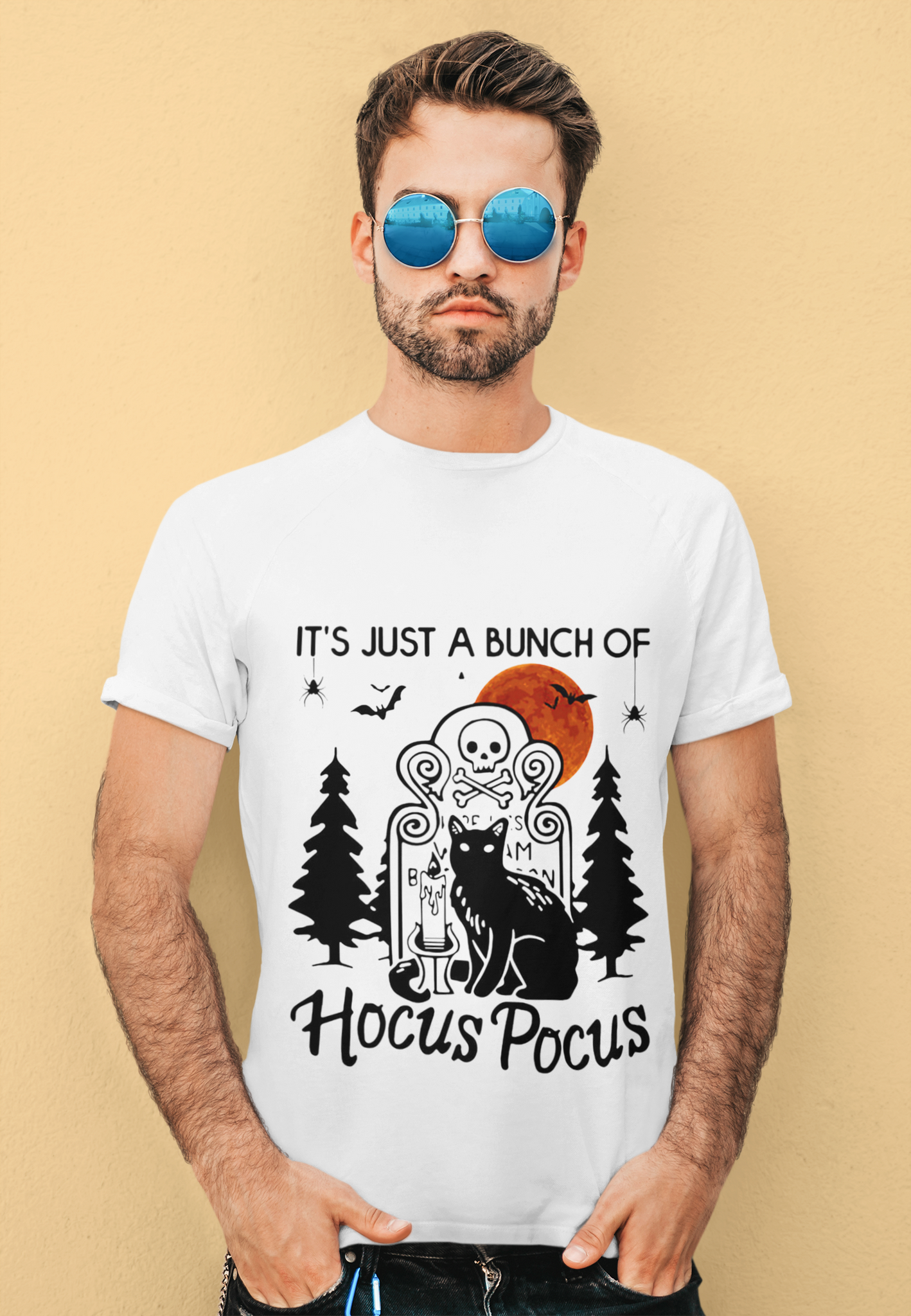 Hocus Pocus T Shirt, Its Just A Bunch Of Hocus Pocus Shirt, Thackery Binx Tshirt, Halloween Gifts