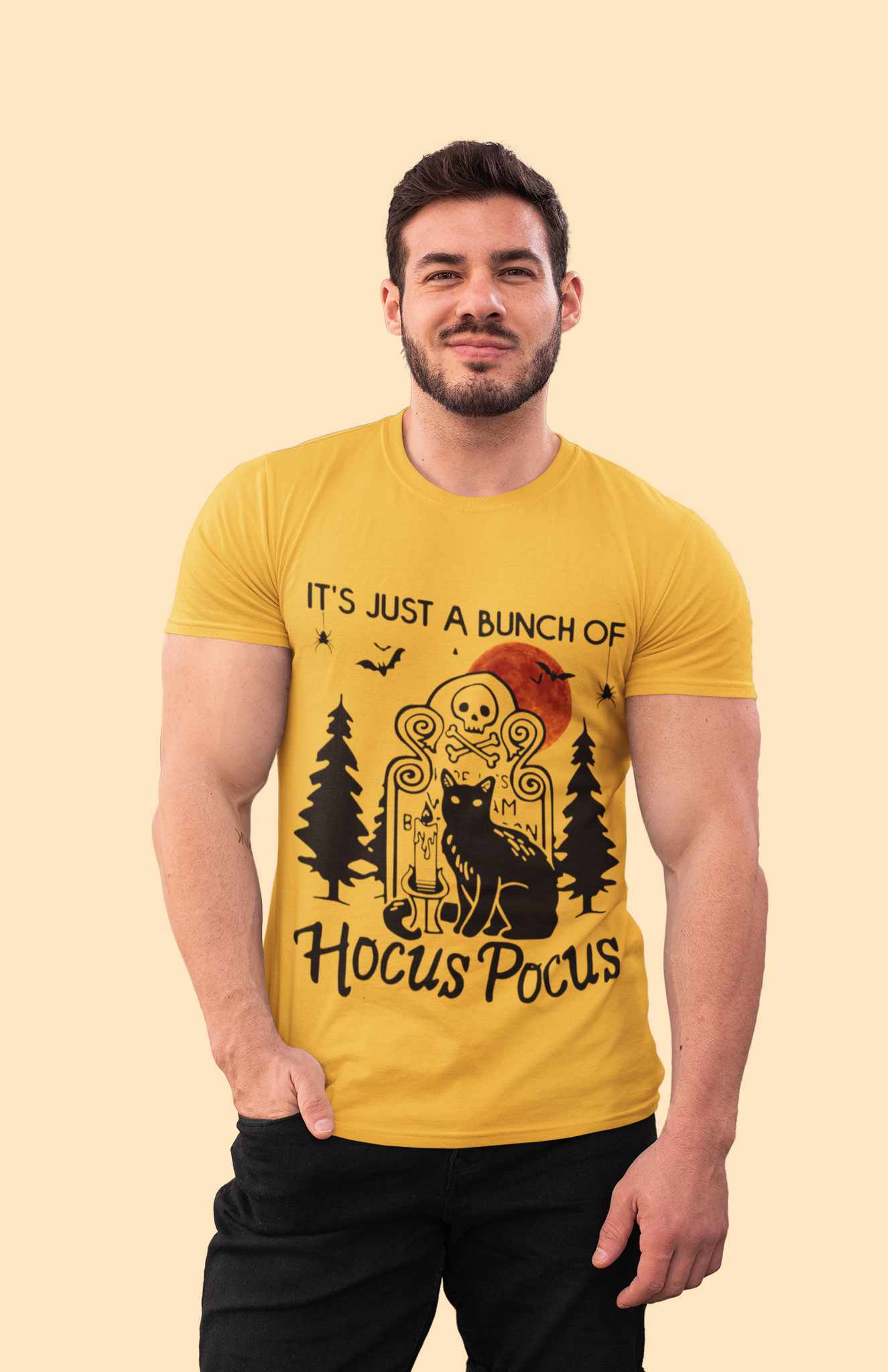 Hocus Pocus T Shirt, Thackery Binx Tshirt, Its Just A Bunch Of Hocus Pocus Shirt, Halloween Gifts