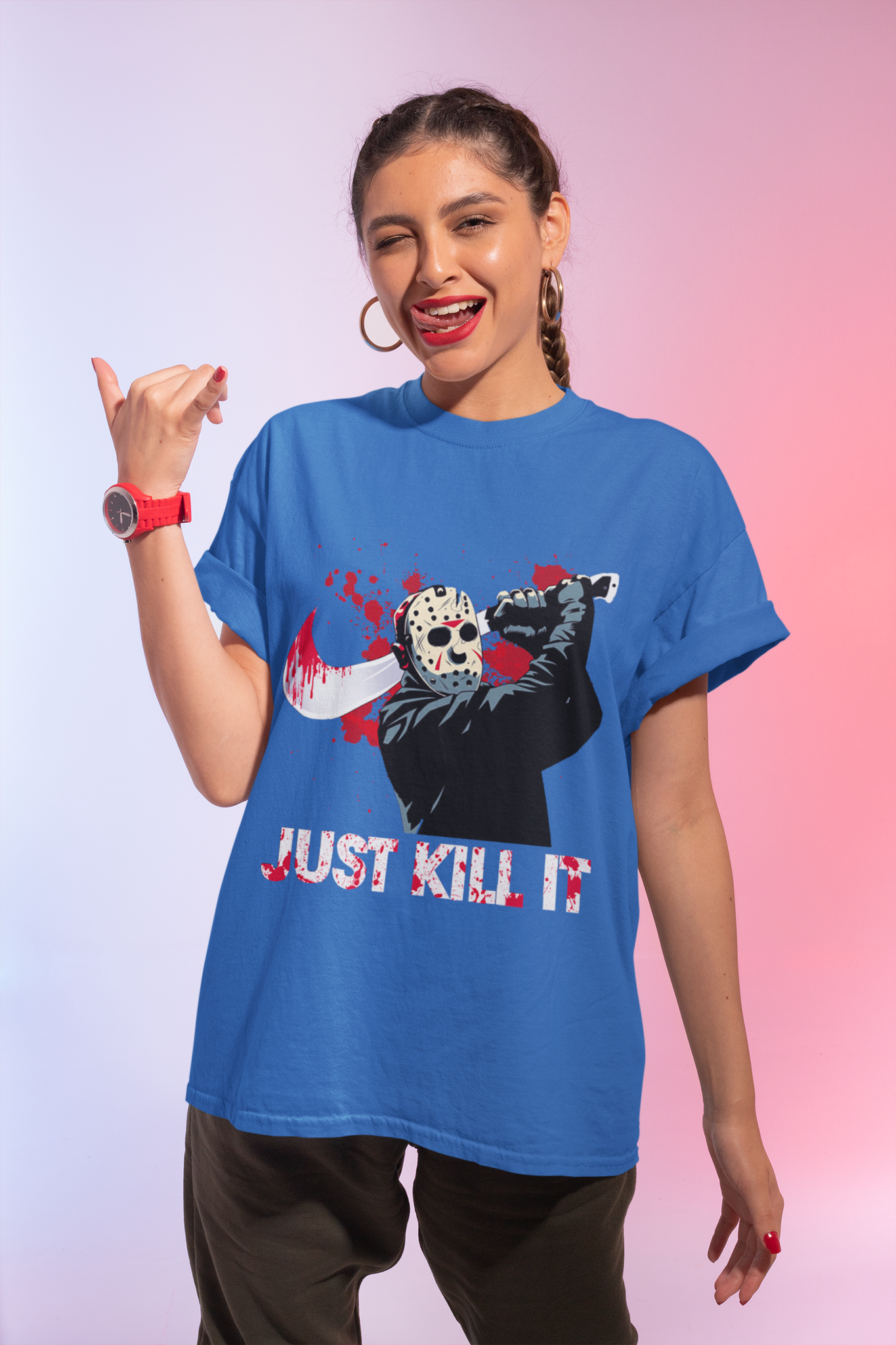 Friday 13th T Shirt, Jason Voorhees T Shirt, Just Kill It Tshirt, Halloween Gifts