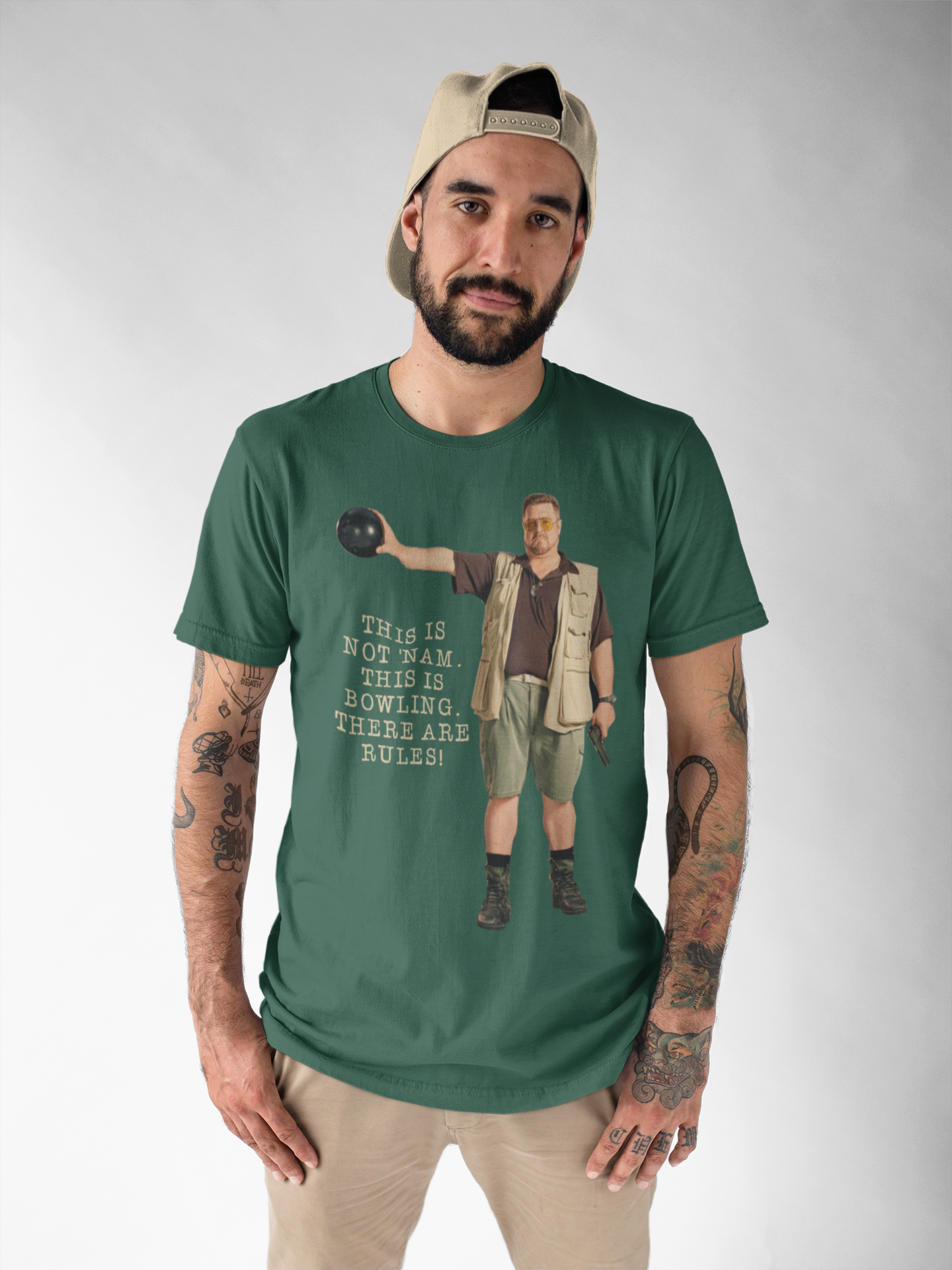 The Big Lebowski T Shirt, This Is Not Nam This Is Bowling There Are Rules Tshirt, Walter Sobchak T Shirt