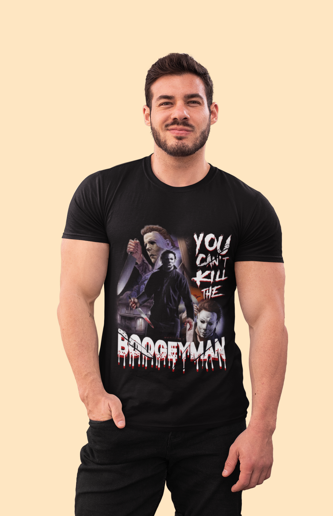 Horror Movie Characters T Shirt, Michael Myers Tshirt, You Cant Kill The Boogeyman Shirt, Halloween Gifts