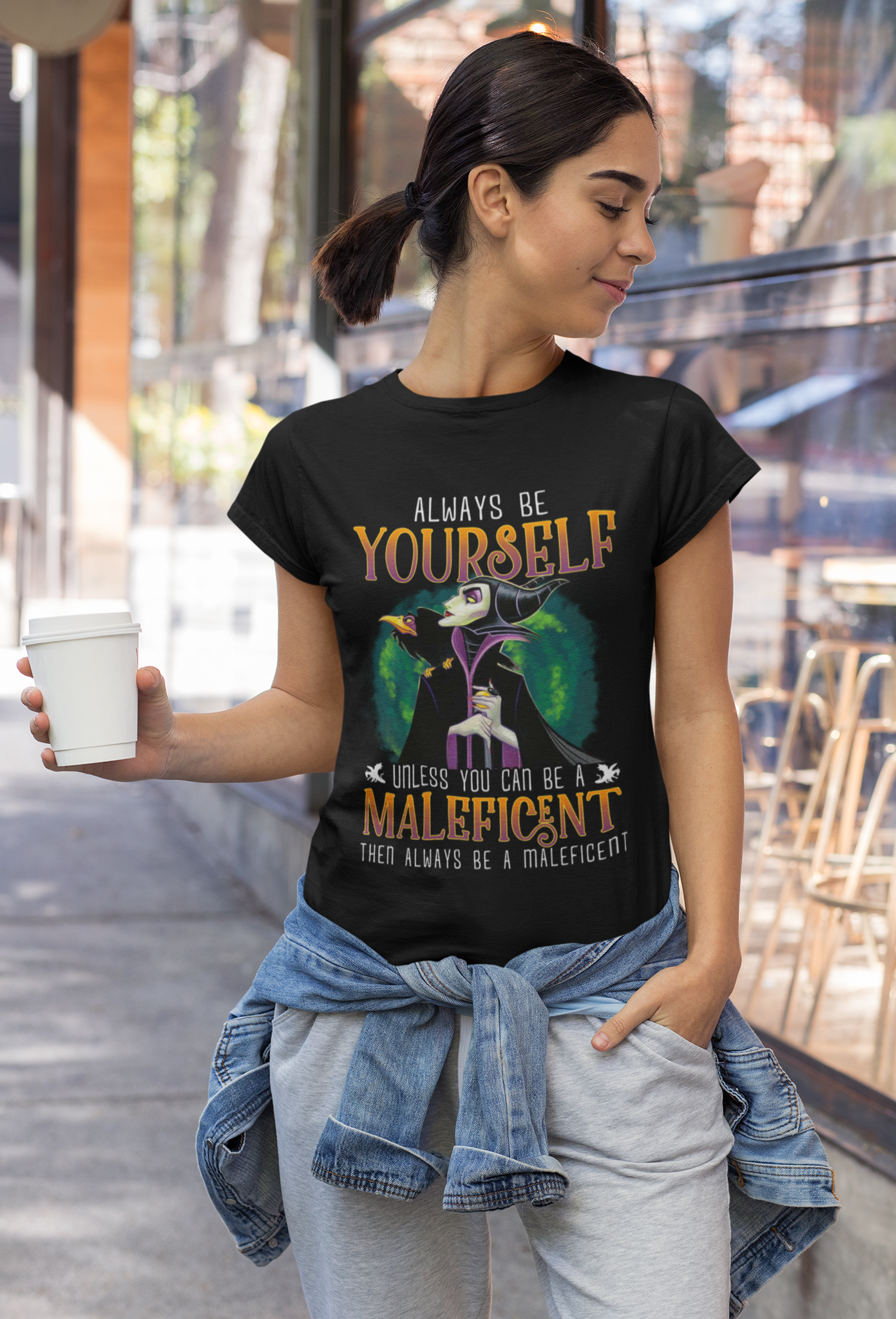 Disney Maleficent T Shirt, Disney Villains T Shirt, Always Be Yourself Unless You Can Be A Maleficent Tshirt