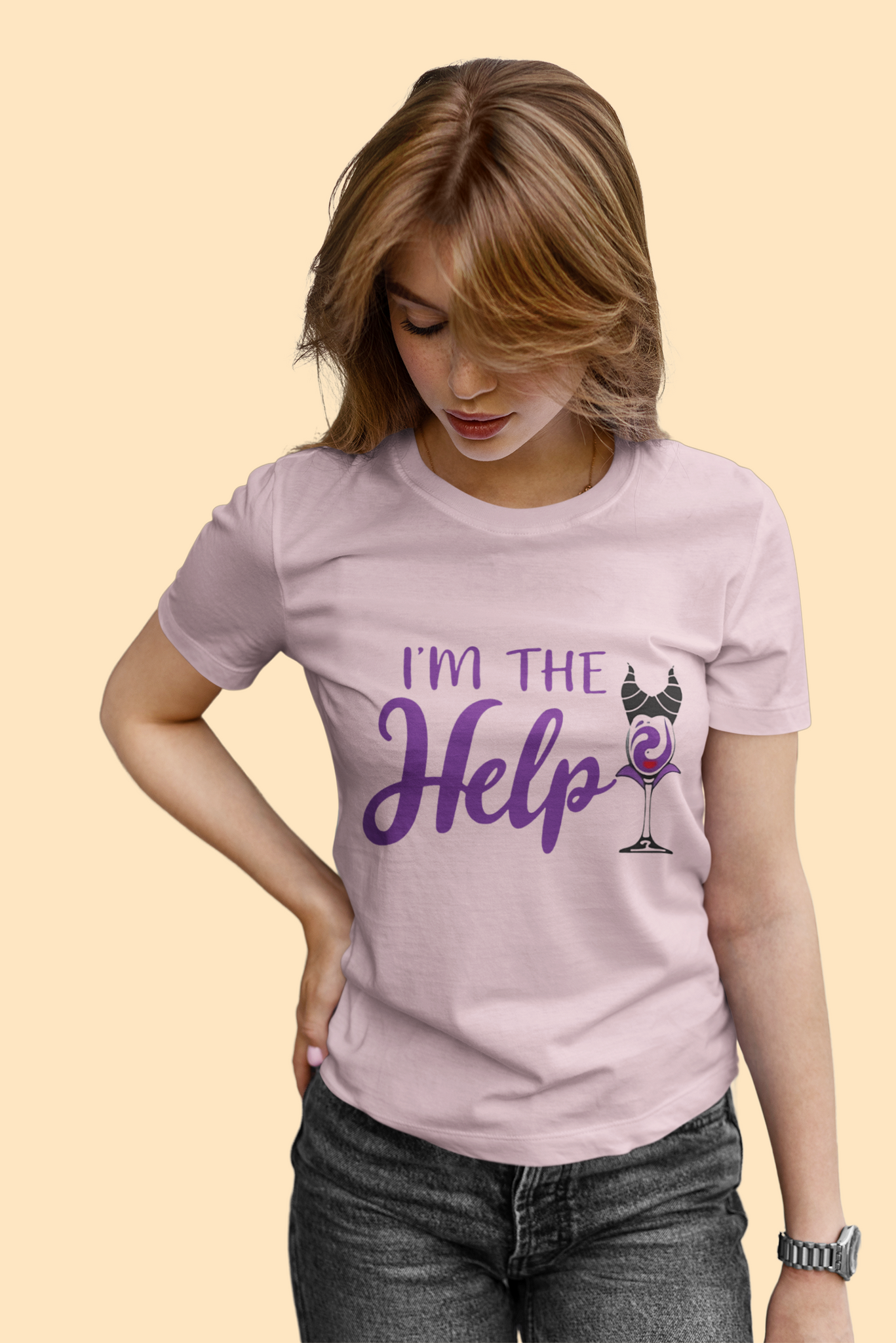 Disney Maleficent T Shirt, Im The Help Tshirt, Disney Villains Shirt