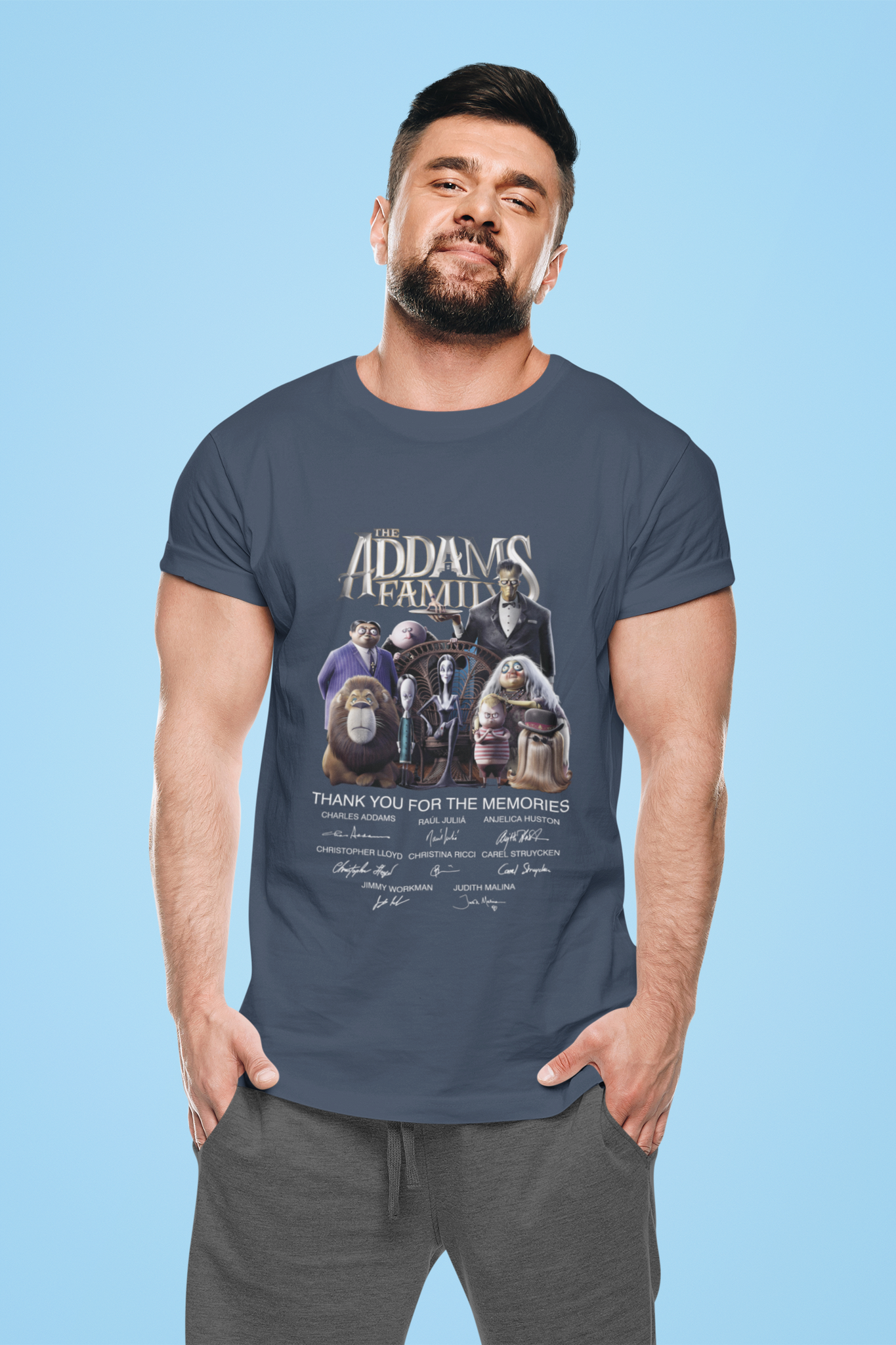 Addams Family T Shirt, Addams Family Characters Tshirt, Thank You For The Memories Shirt, Halloween Gifts