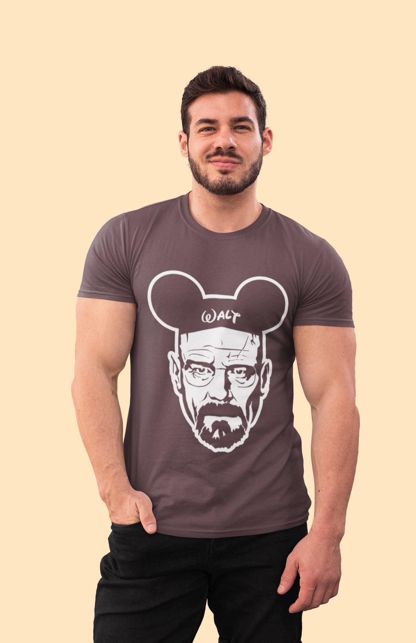 Breaking Bad T Shirt, Walter White T Shirt, Walt Disney Mickey Tshirt