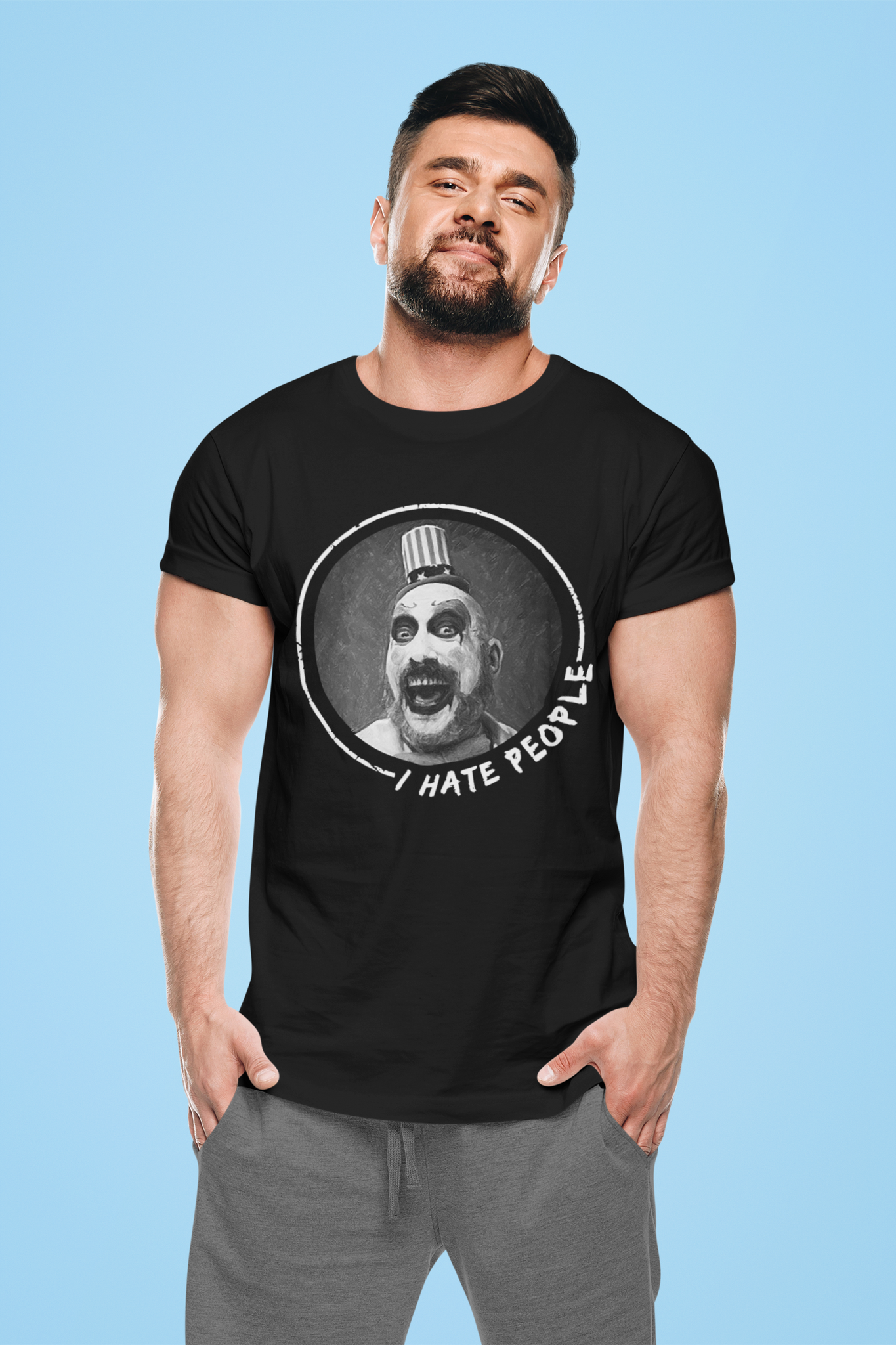 House Of 1000 Corpses T Shirt, Captain Spaulding Tshirt, I Hate People Shirt, Halloween Gifts