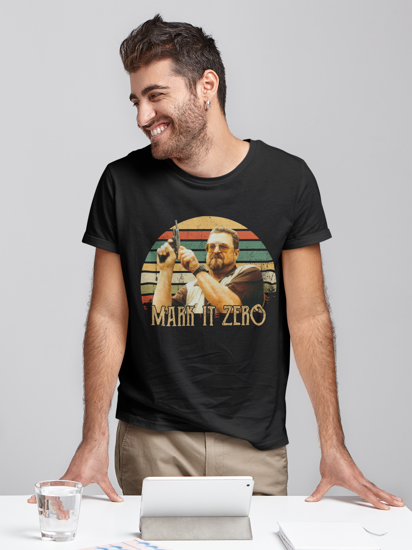 The Big Lebowski Vintage T Shirt, Mark It Zero Tshirt, Walter Sobchak T Shirt