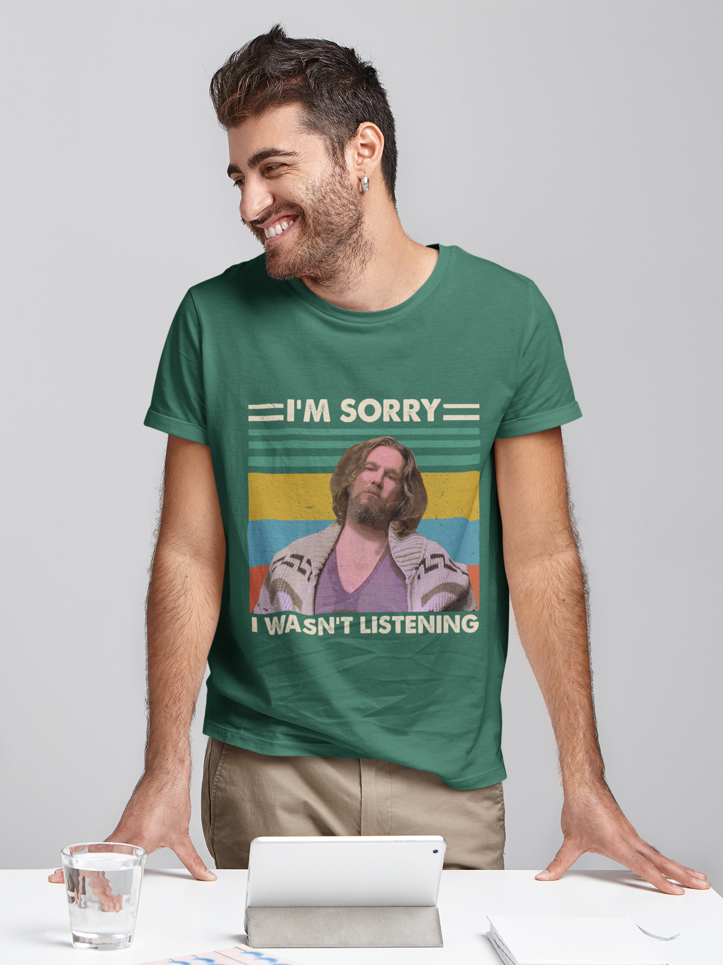 The Big Lebowski Vintage T Shirt, Im Sorry I Wasnt Listening Tshirt, The Dude T Shirt