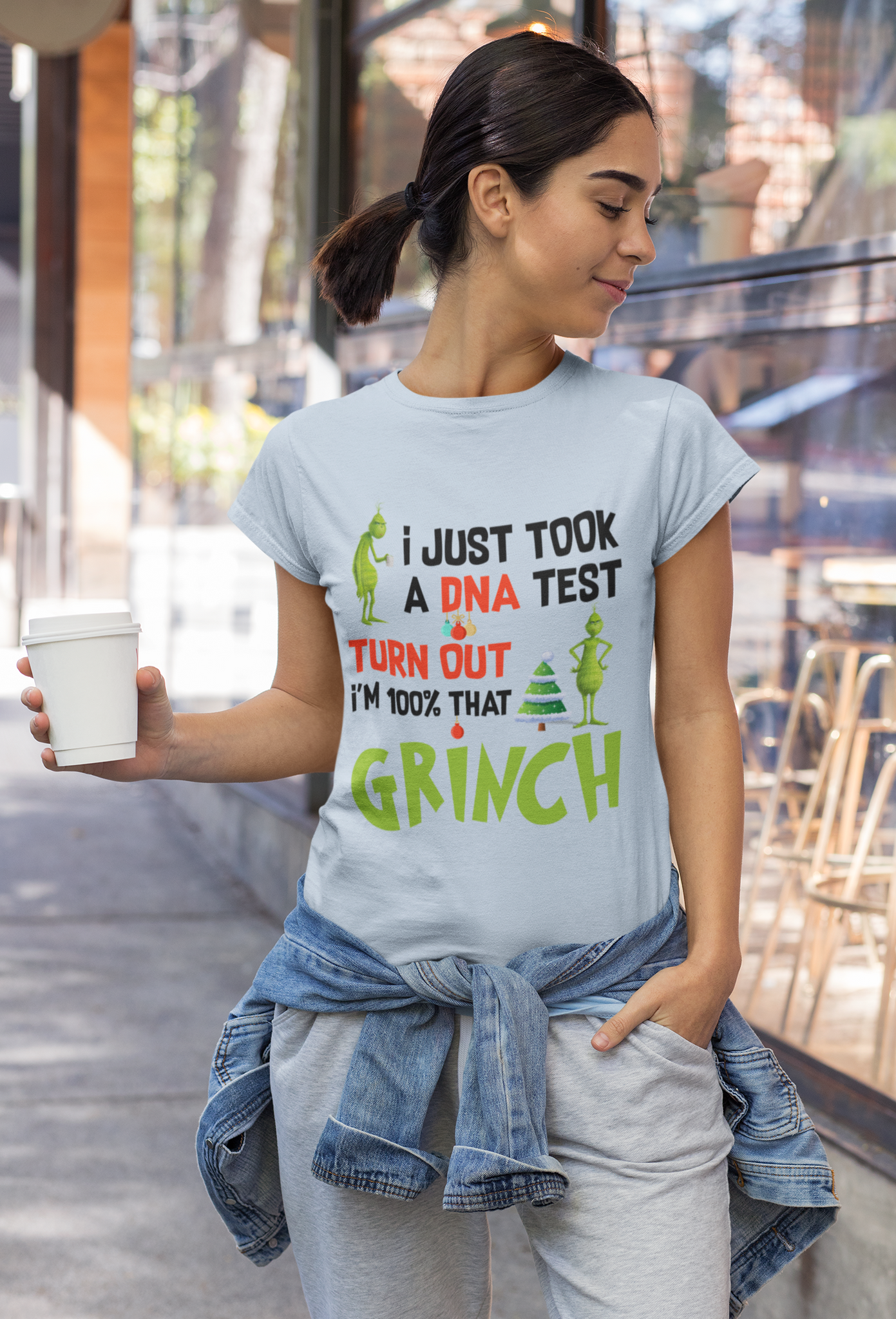 Grinch T Shirt, I Just Took A DNA Test T Shirt, Turn Out Im 100% That Grinch Tshirt, Christmas Movie Shirt, Christmas Gifts