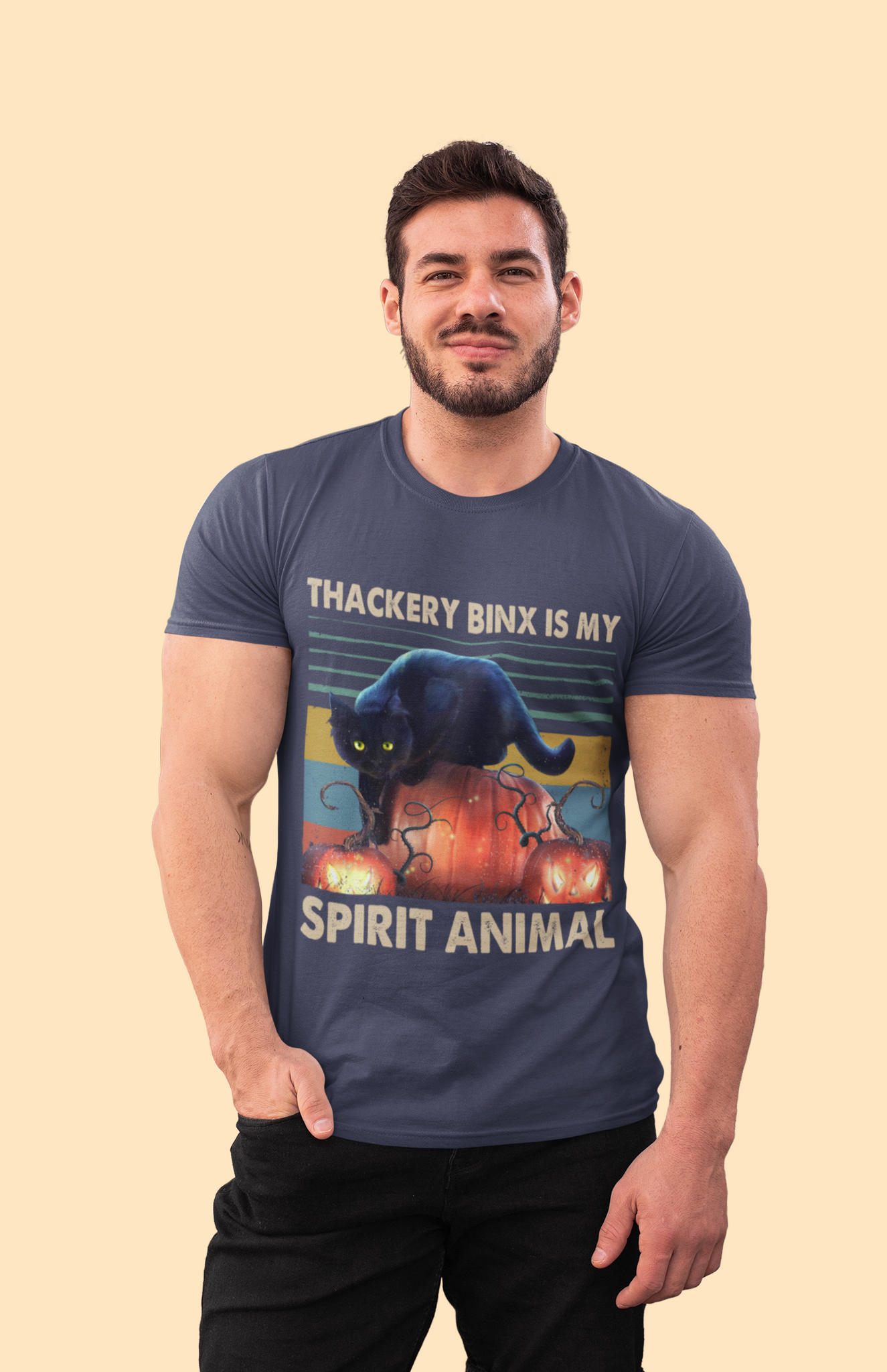Hocus Pocus T Shirt, Thackery Binx Pumpkin Tshirt, Thackery Binx Is My Spirit Animal Shirt, Halloween Gifts