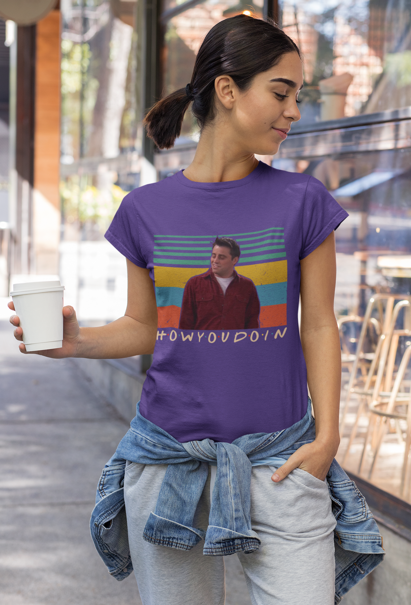 Friends TV Show Vintage T Shirt, Friends Shirt, Joey Tribbiani T Shirt, How You Doin Tshirt