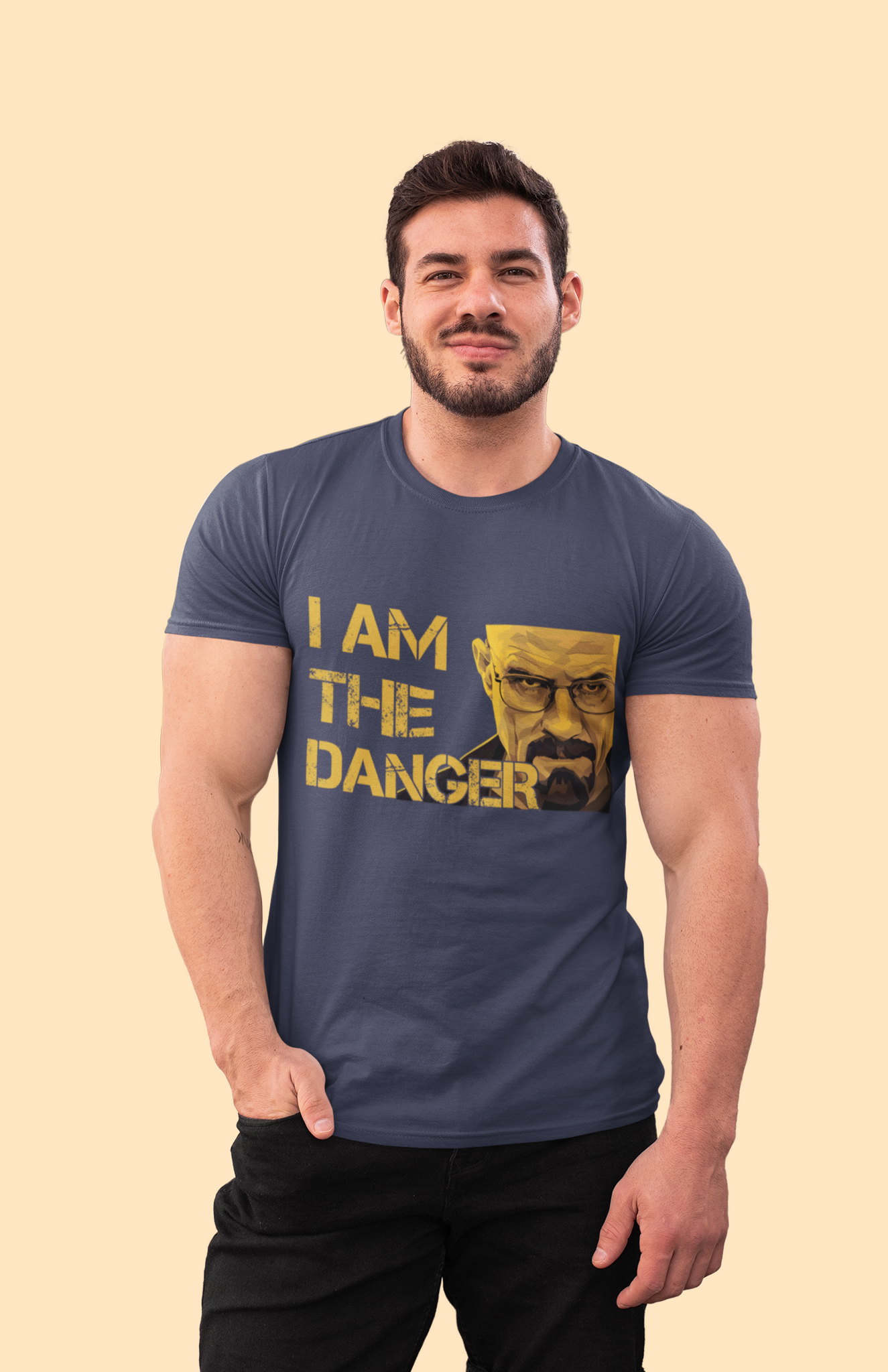 Breaking Bad T Shirt, Walter White T Shirt, I Am The Danger Tshirt