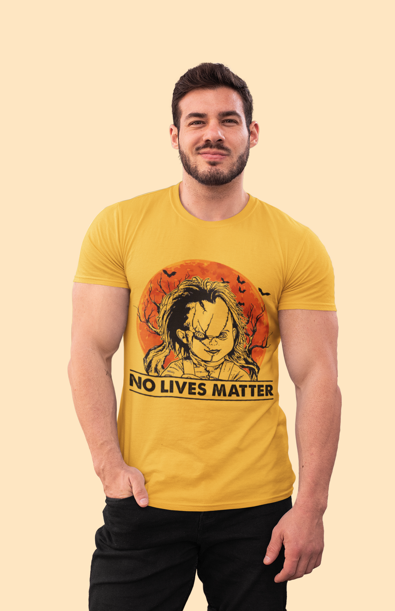 Chucky T Shirt, Horror Character Shirt, No Lives Matter T Shirt, Halloween Gifts