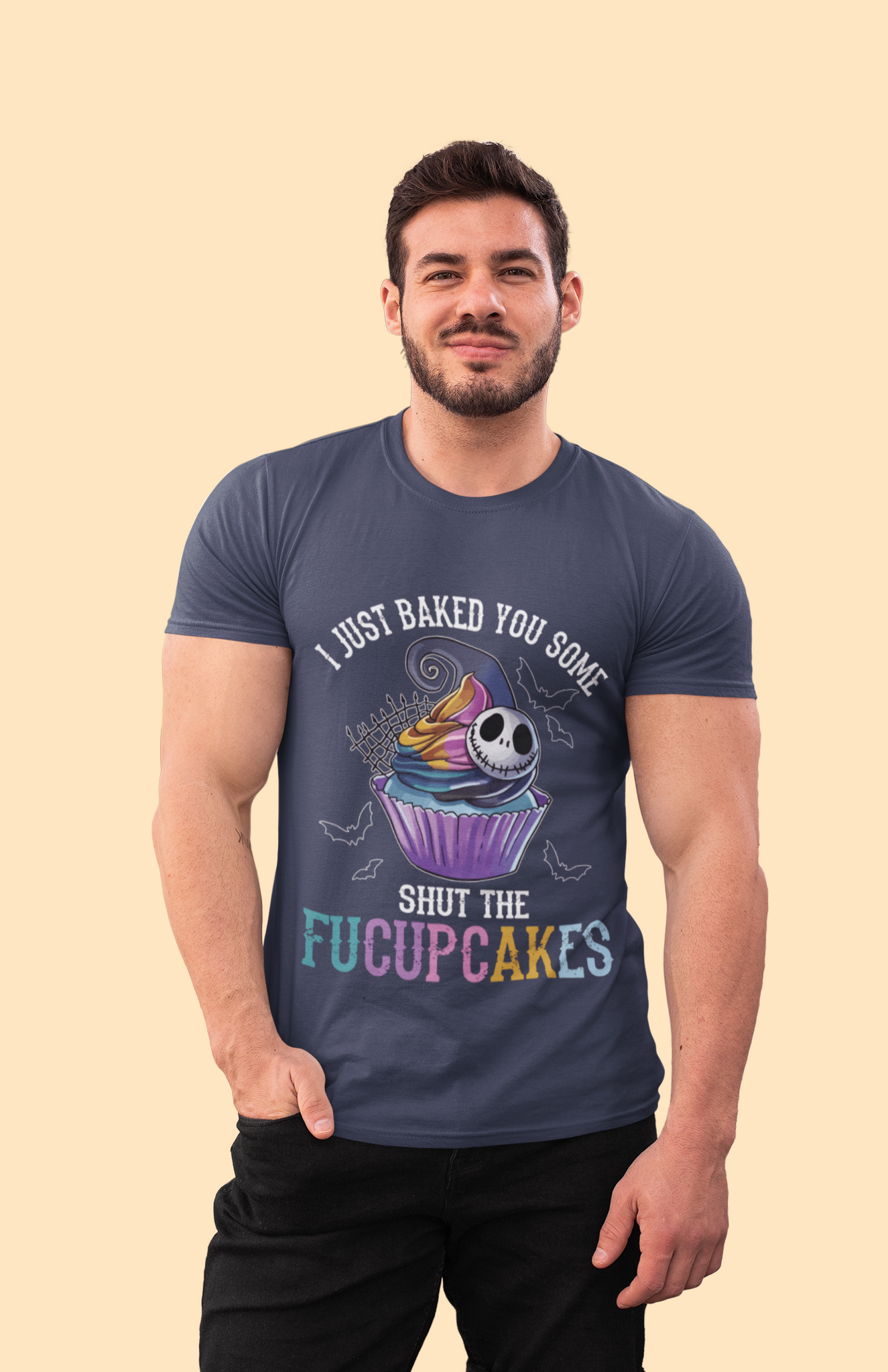 Nightmare Before Christmas T Shirt, Jack Skellington T Shirt, I Just Baked You Some Fucupcakes Tshirt, Halloween Gifts