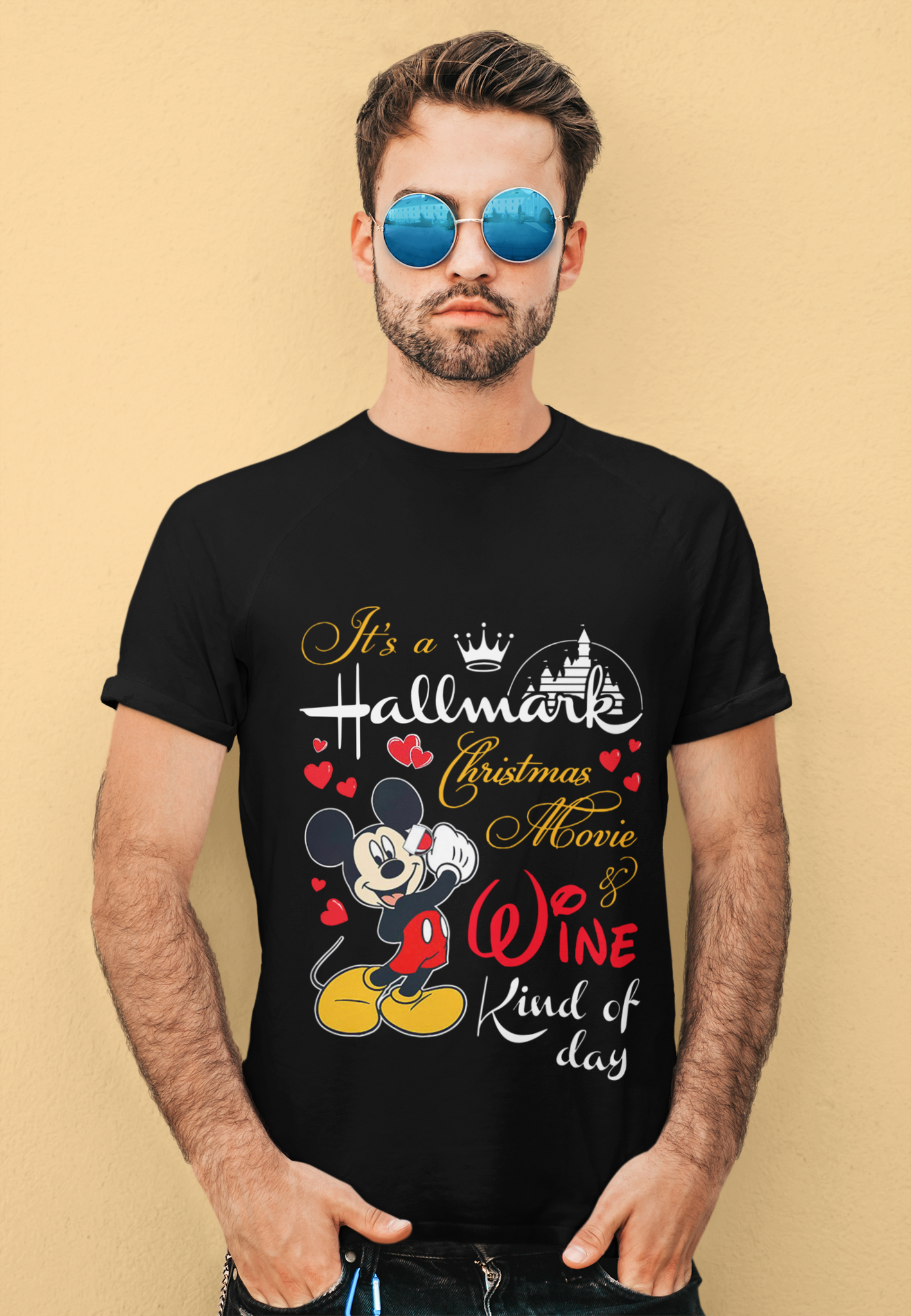 Hallmark Christmas T Shirt, Mickey Mouse T Shirt, Its A Hallmark Christmas Movie Shirt, Wine Kind Of Day Shirt, Christmas Gifts