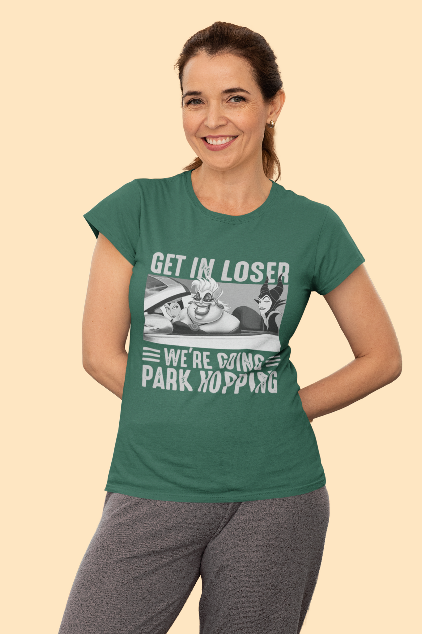 Disney Maleficent T Shirt, Disney Villains T Shirt, The Queen Ursula Maleficent Tshirt, Get In Loser Were Going Park Hopping Shirt