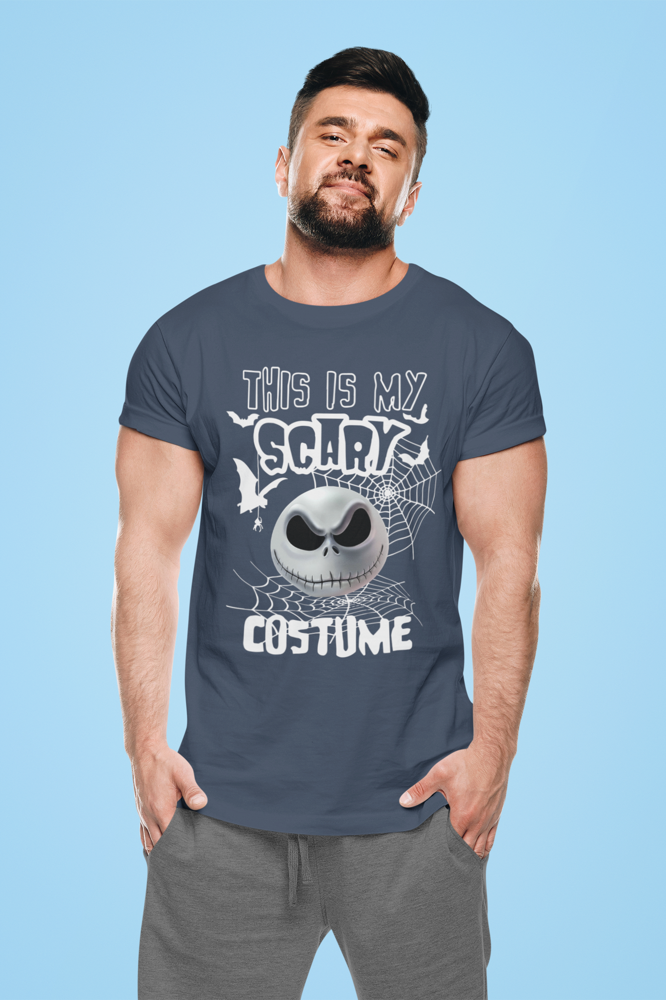 Nightmare Before Christmas T Shirt, This Is My Scary Costume Tshirt, Jack Skellington T Shirt, Halloween Gifts