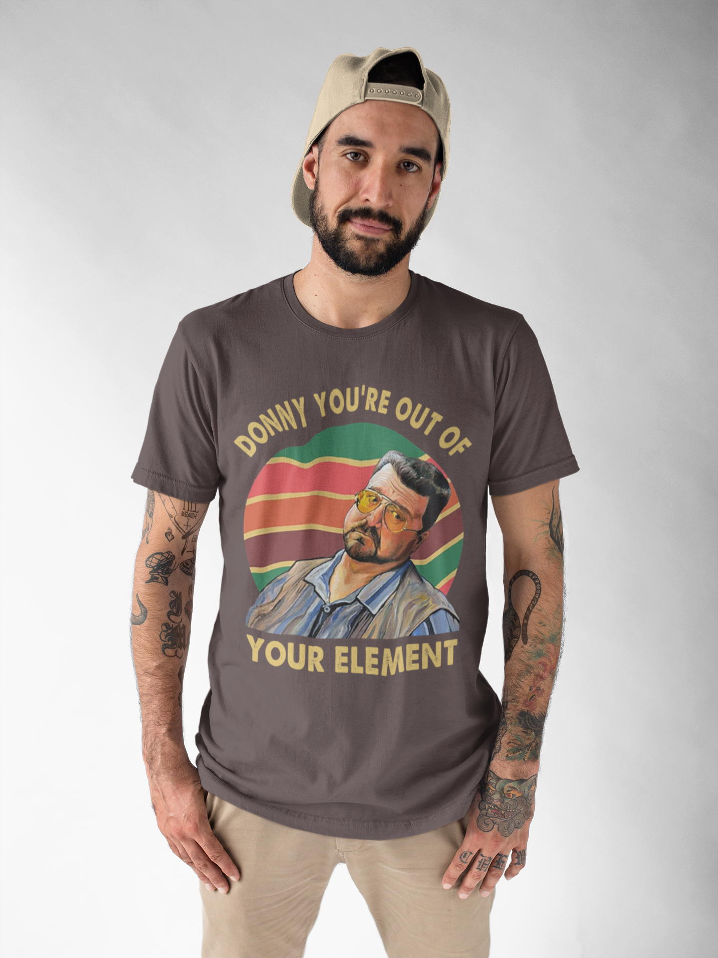 The Big Lebowski Vintage T Shirt, Donny Youre Out Of Your Element Tshirt, Walter Sobchak T Shirt