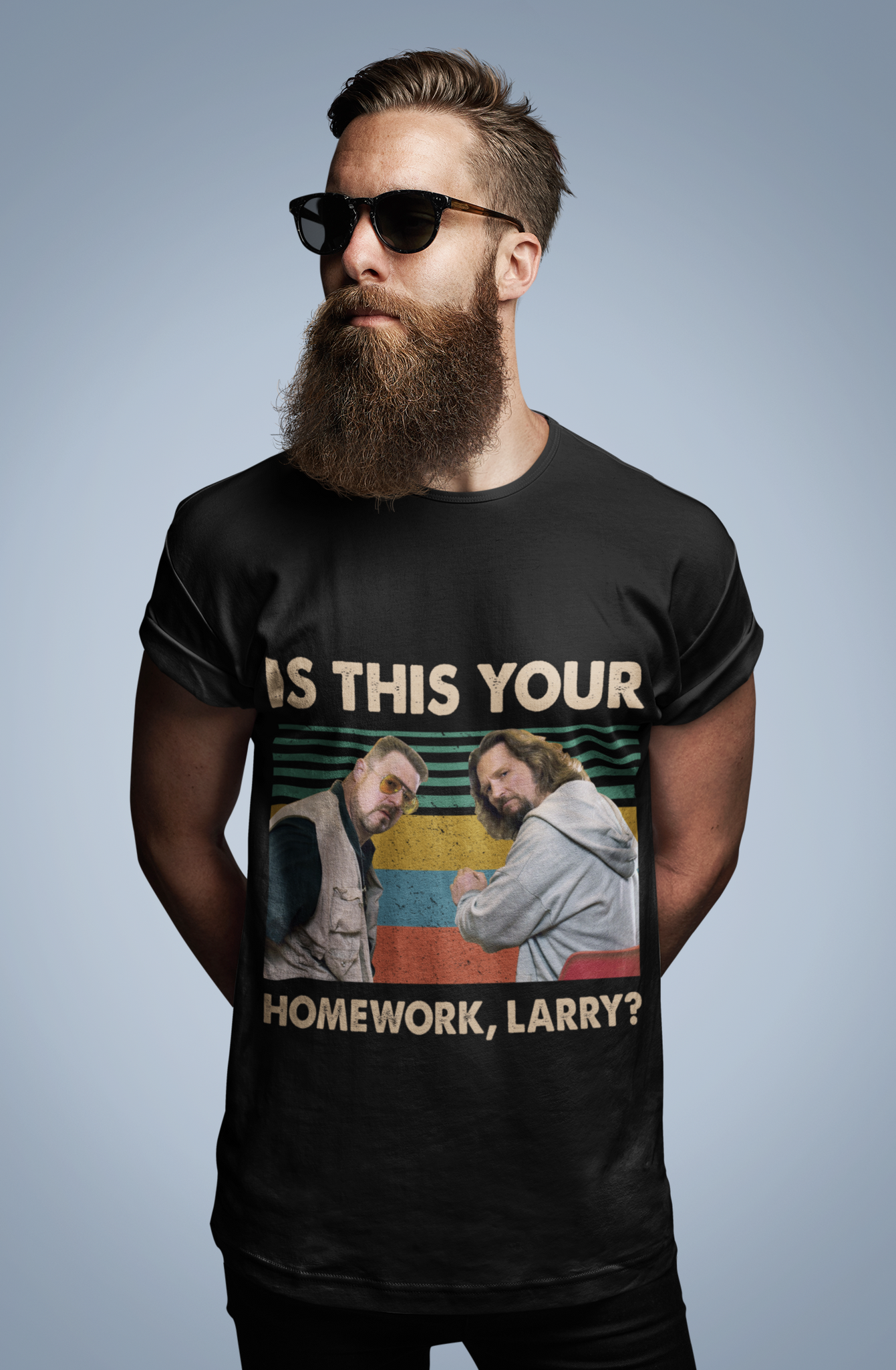 The Big Lebowski Vintage T Shirt, Is This Your Homework Larry Tshirt, The Dude Walter Sobchak T Shirt