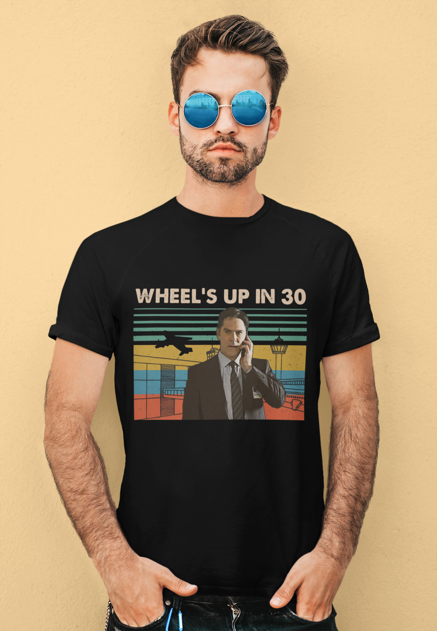 Criminal Minds Vintage T Shirt, Aaron Hotchner T Shirt, Wheels Up In 30 Tshirt