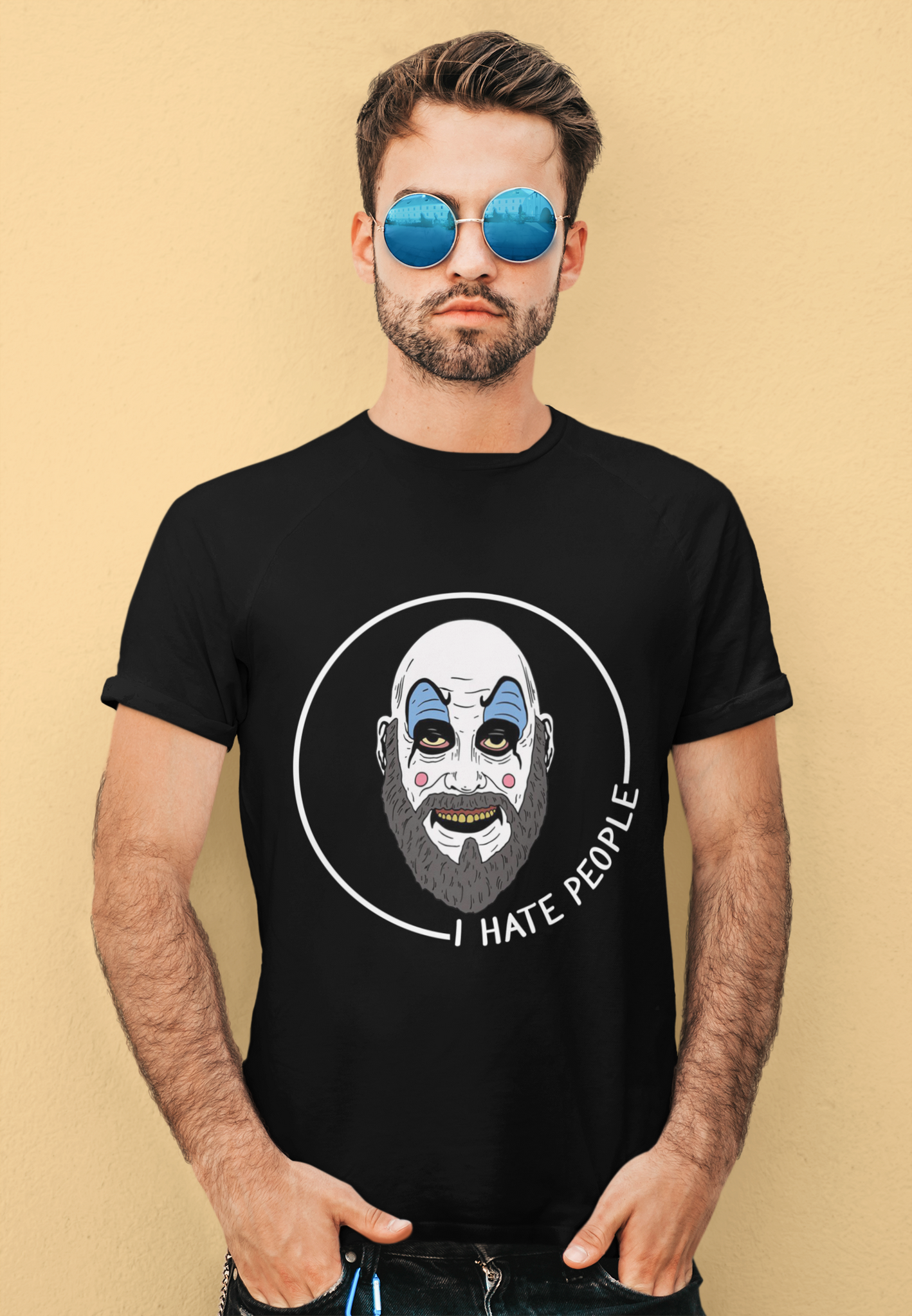 House Of 1000 Corpses Tshirt, Captain Spaulding T Shirt, I Hate People Shirt, Halloween Gifts