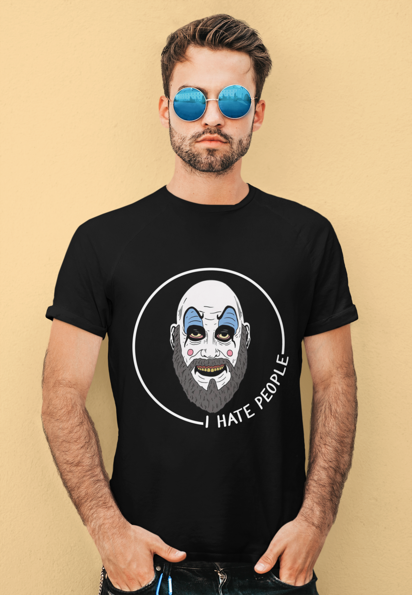 House Of 1000 Corpses T Shirt, I Hate People Tshirt, Captain Spaulding T Shirt, Halloween Gifts