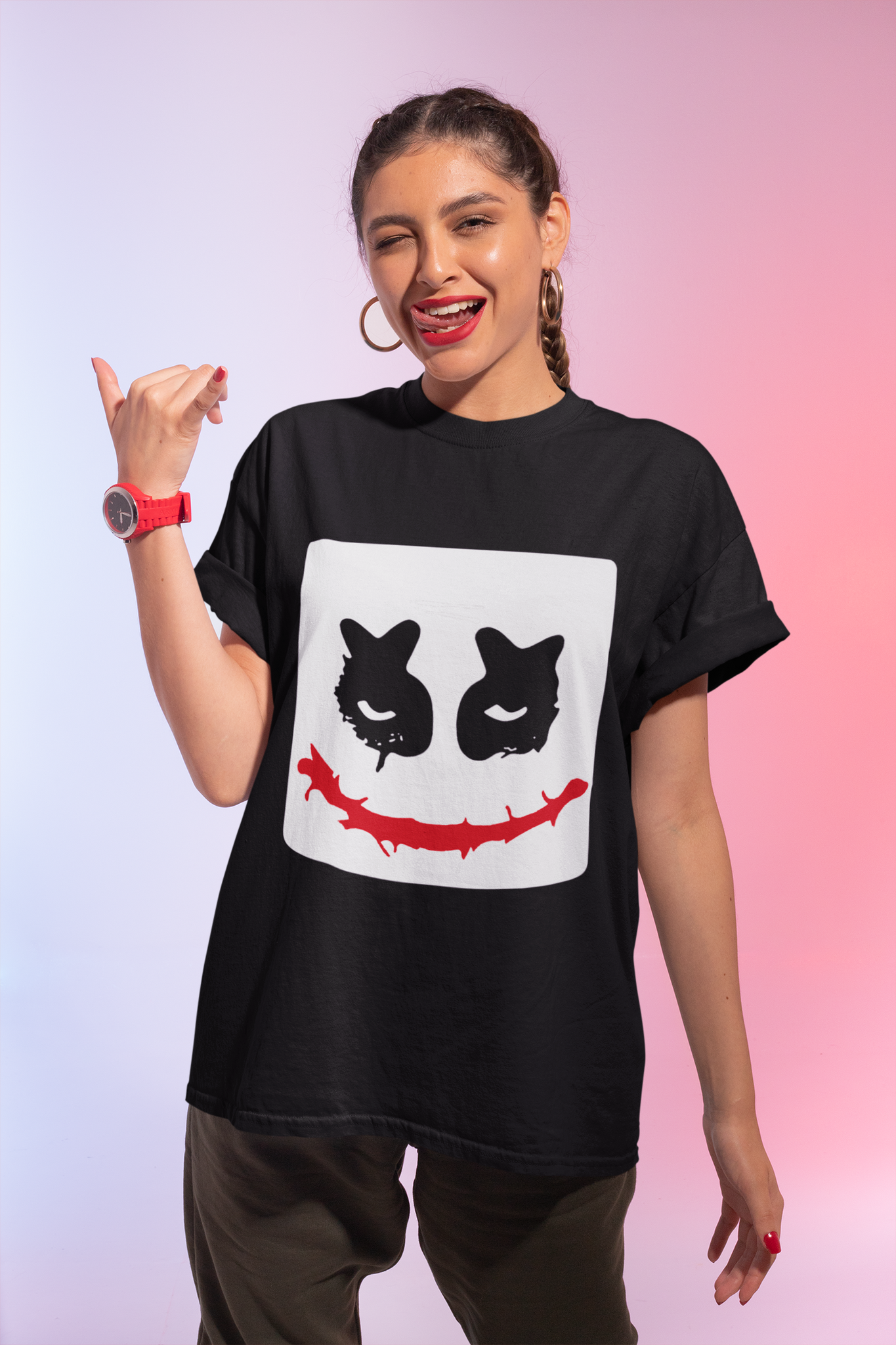 Joker T Shirt, Joker Face Tshirt, Halloween Gifts