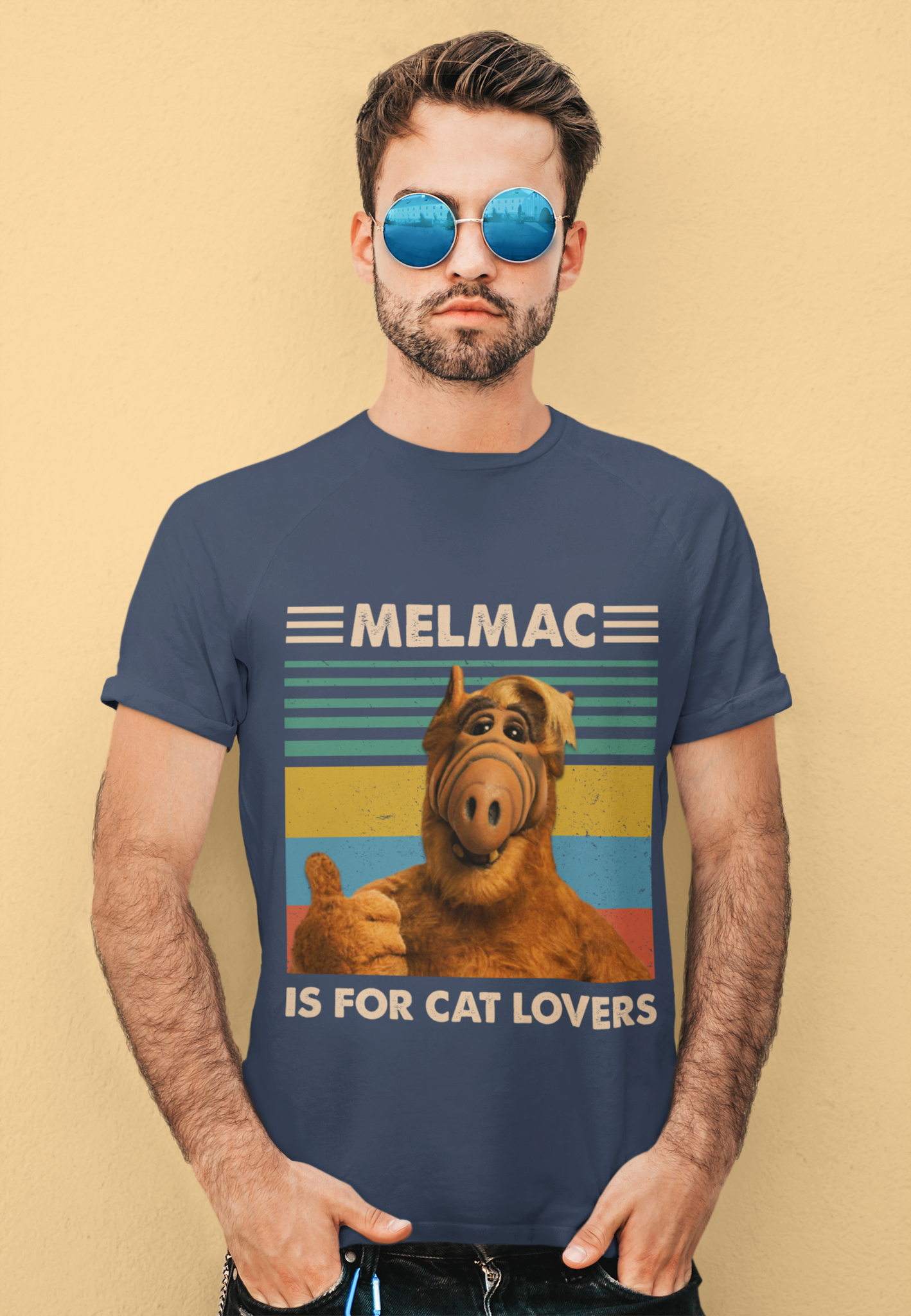 ALF Movie Vintage T Shirt, ALF T Shirt, Melmac Is For Cat Lovers Tshirt