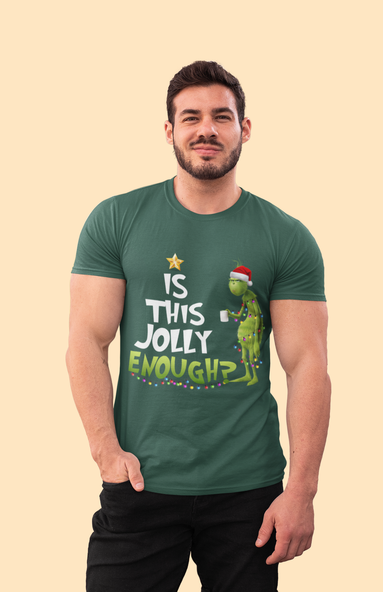 Grinch T Shirt, Is This Jolly Enough Tshirt, Christmas Gifts
