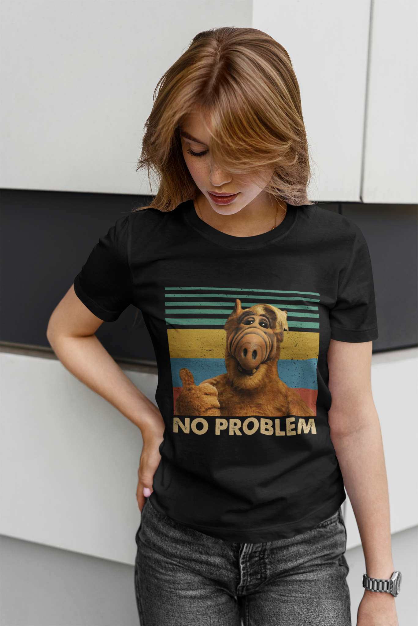 ALF Movie Vintage T Shirt, ALF T Shirt, No Problem Tshirt