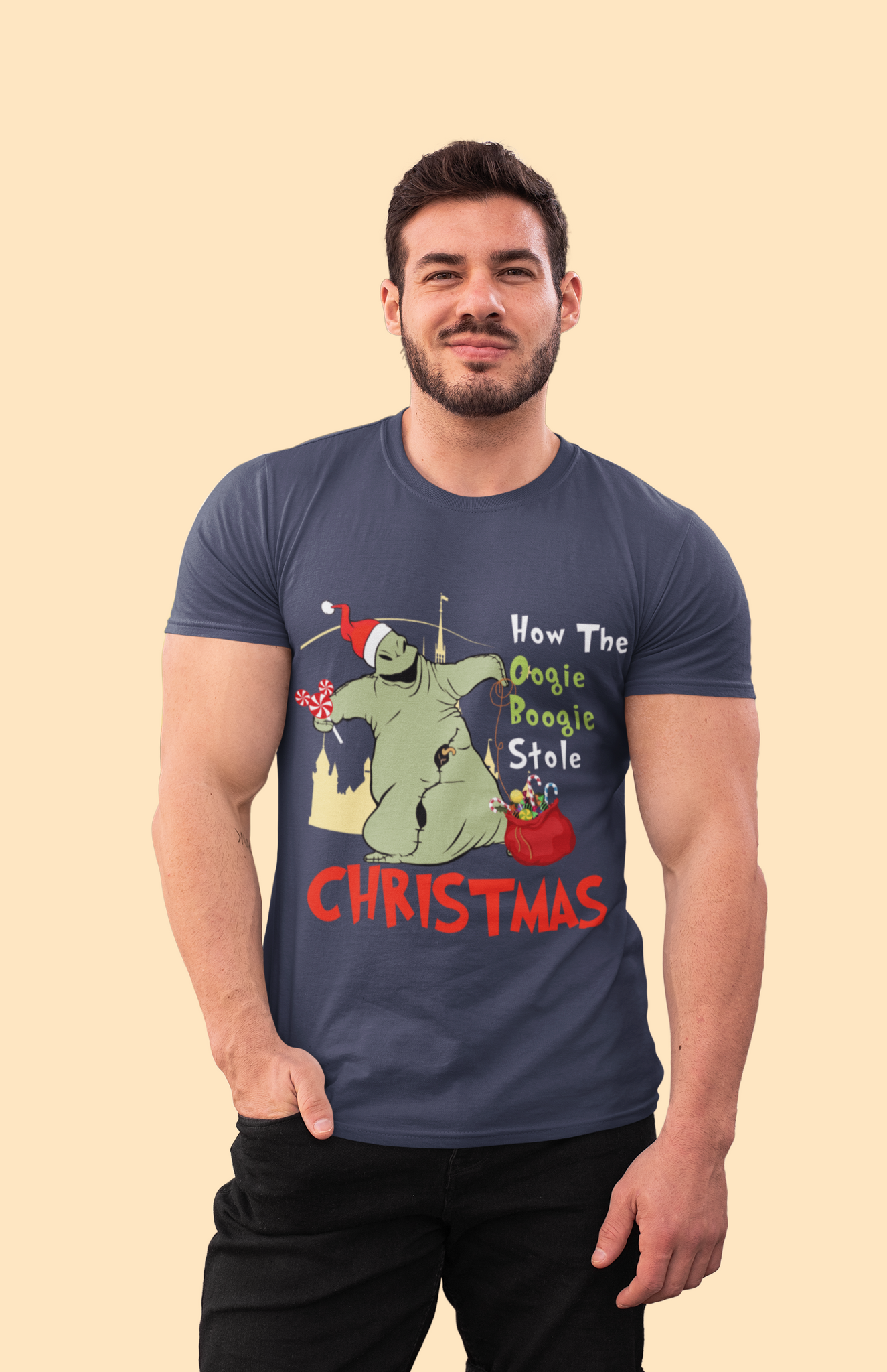 Nightmare Before Christmas T Shirt, How The Oogie Boogie Stole Christmas Tshirt, Oogie Boogie T Shirt, Halloween Xmas Gifts