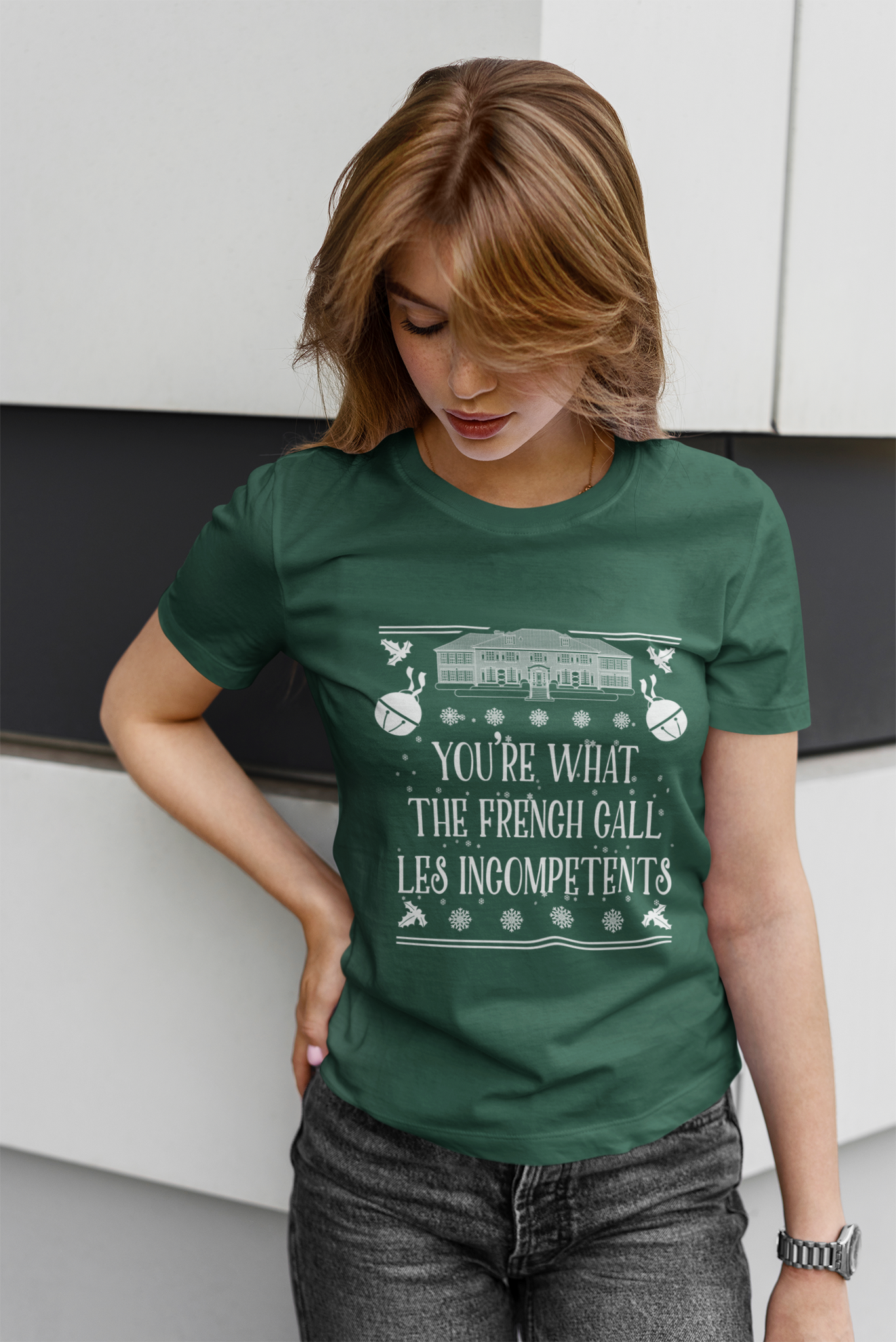 Home Alone T Shirt, Linnie McCallister Quote Tshirt, Youre What The French Call Les Incompetents Shirt, Christmas Gifts