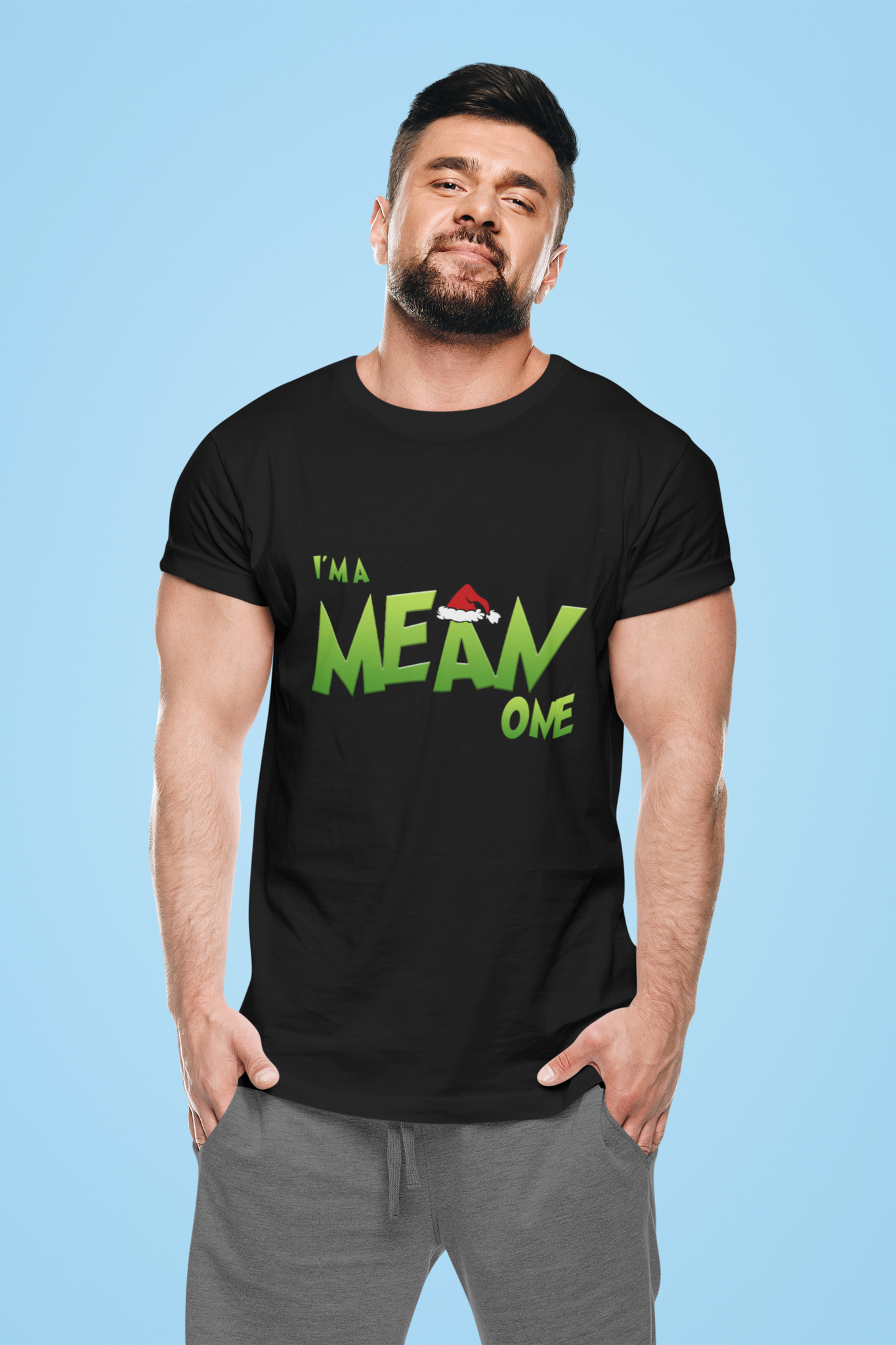 Grinch T Shirt, Im A Mean One Tshirt, Christmas Gifts