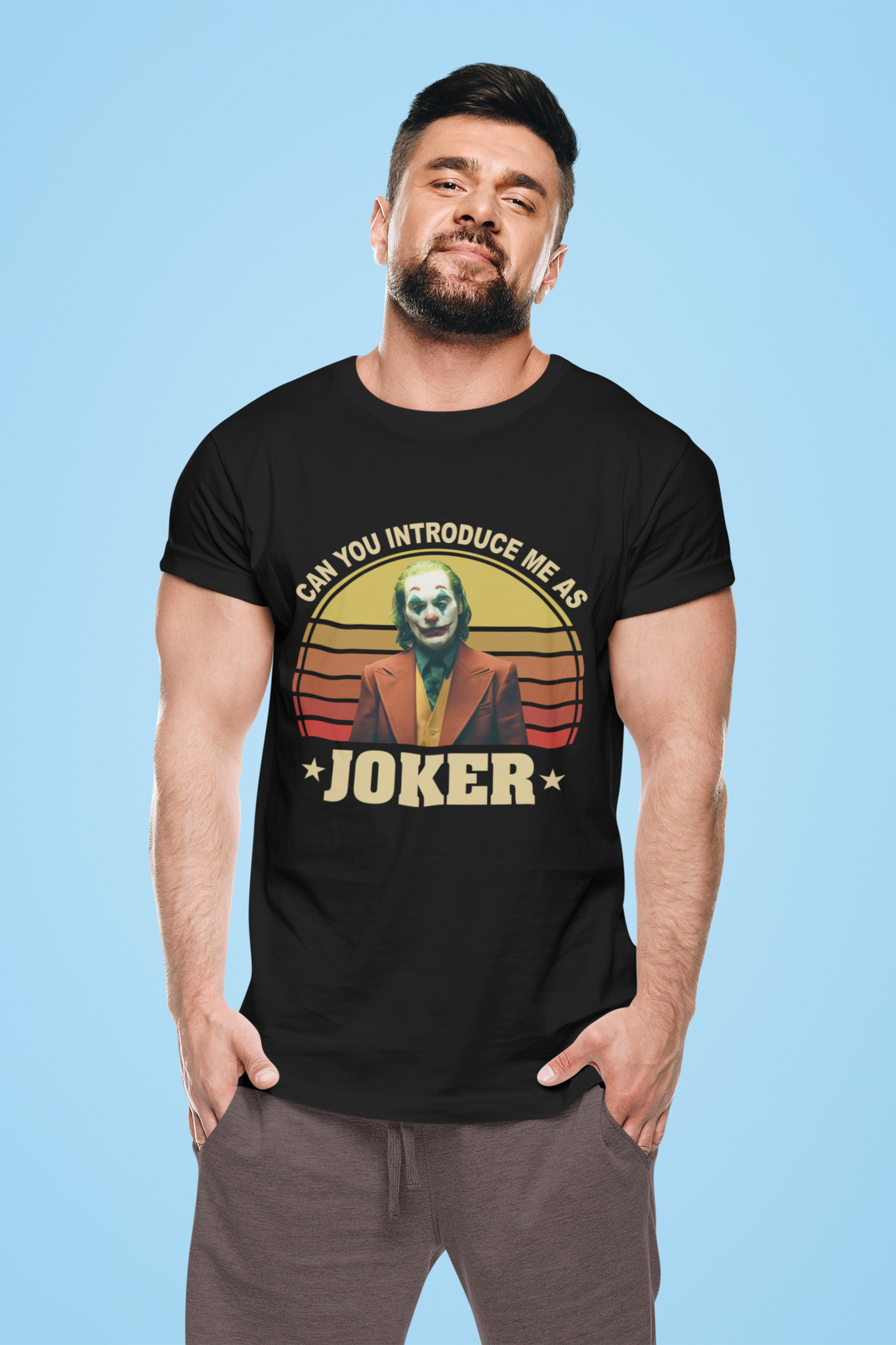 Joker Vintage T Shirt, Joker The Comedian Tshirt, Can You Introduce Me As Joker Shirt, Halloween Gifts