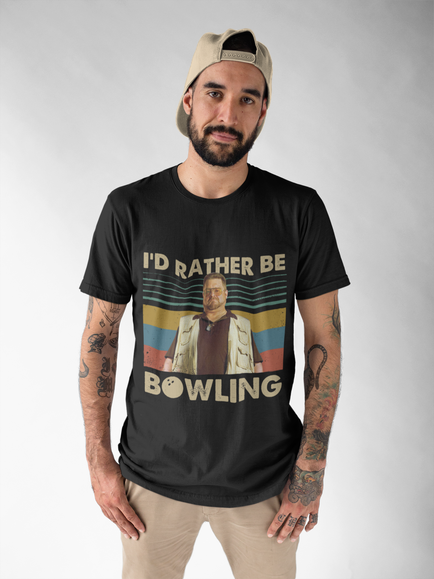 The Big Lebowski Vintage T Shirt, Id Rather Be Bowling Tshirt, Walter Sobchak T Shirt