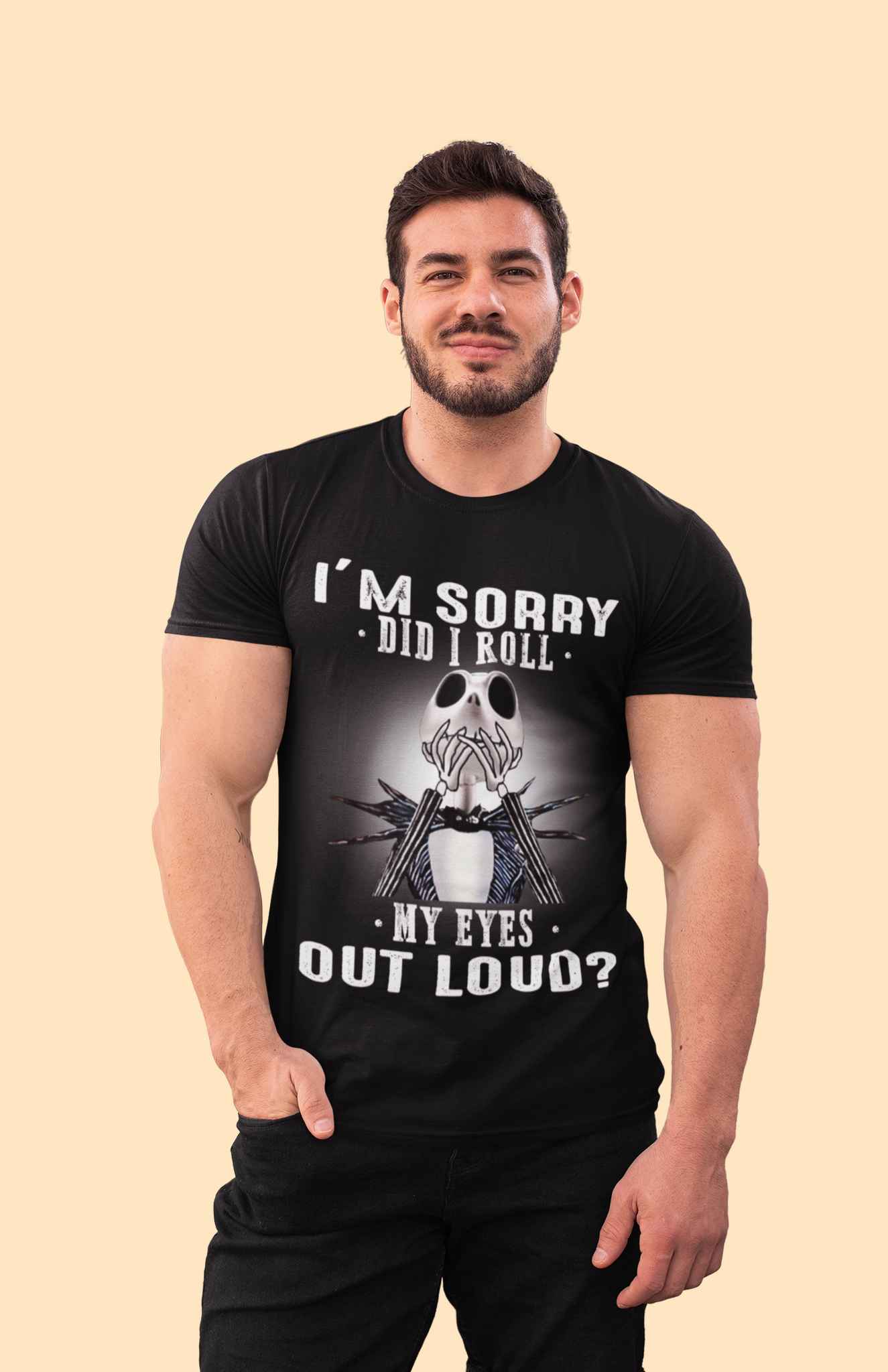 Nightmare Before Christmas T Shirt, Jack Skellington T Shirt, Im Sorry Did I Roll My Eyes Out Loud Tshirt, Halloween Gifts